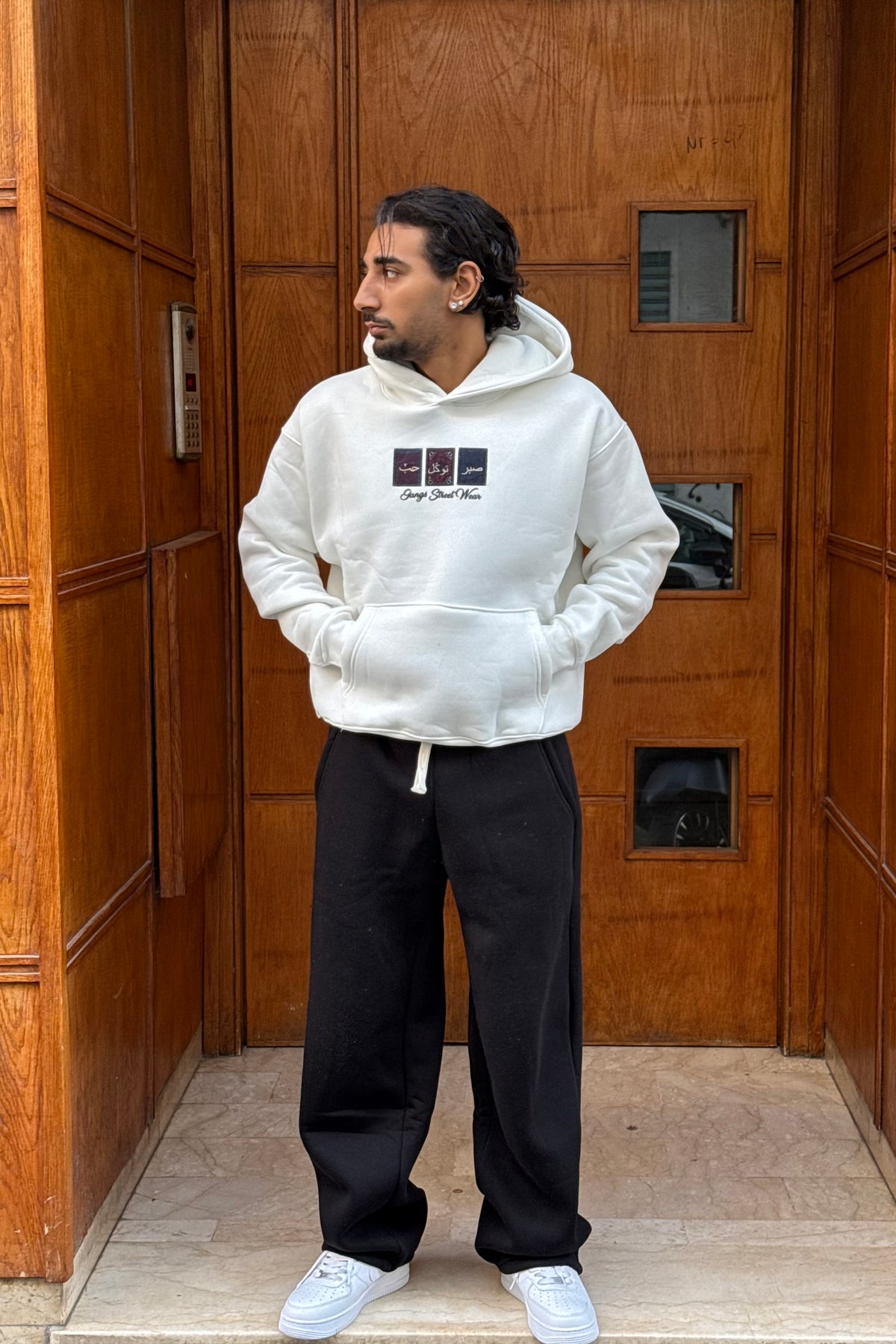 HOODIES (حب) WHITE BL