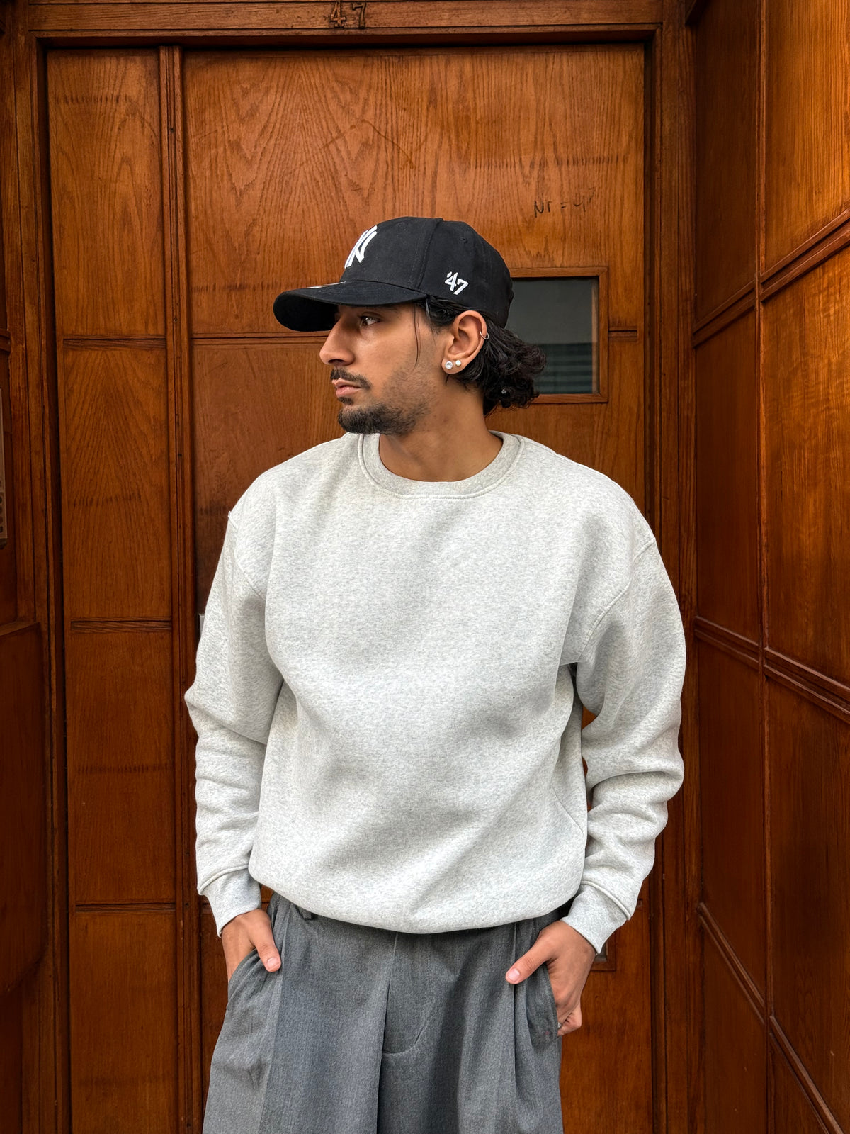 SWEATSHIRT BASIC JL GREY