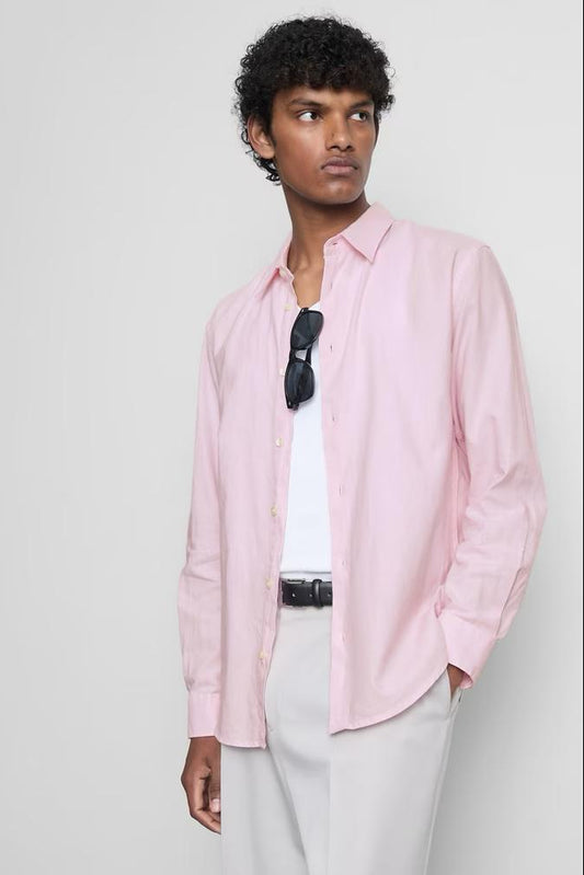 CHEMISE LIN VM PINK V40-54