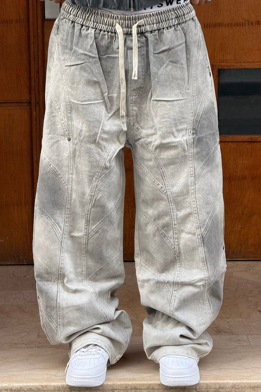 BAGGY JEANS TREETS WHITE WASHED CN