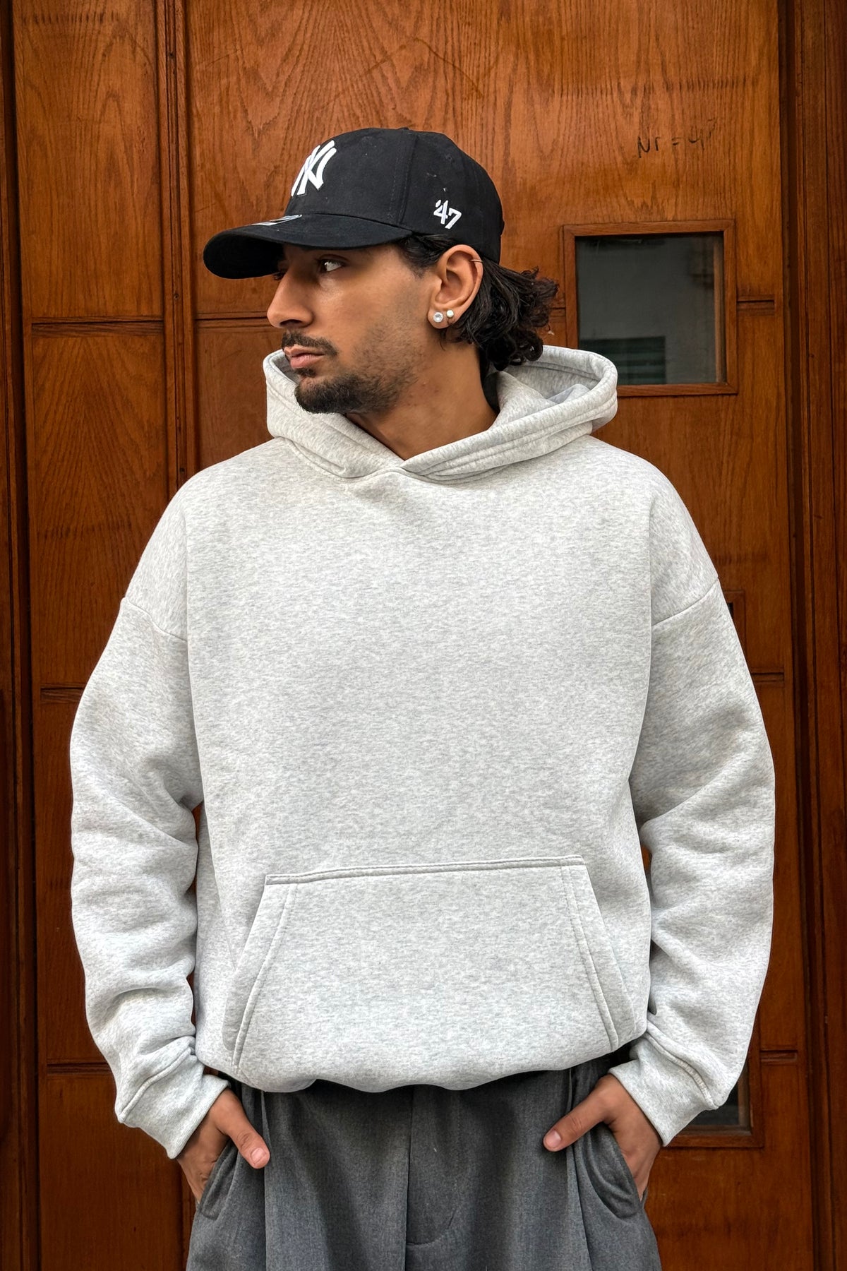 HOODIES BASIC GREY OVX