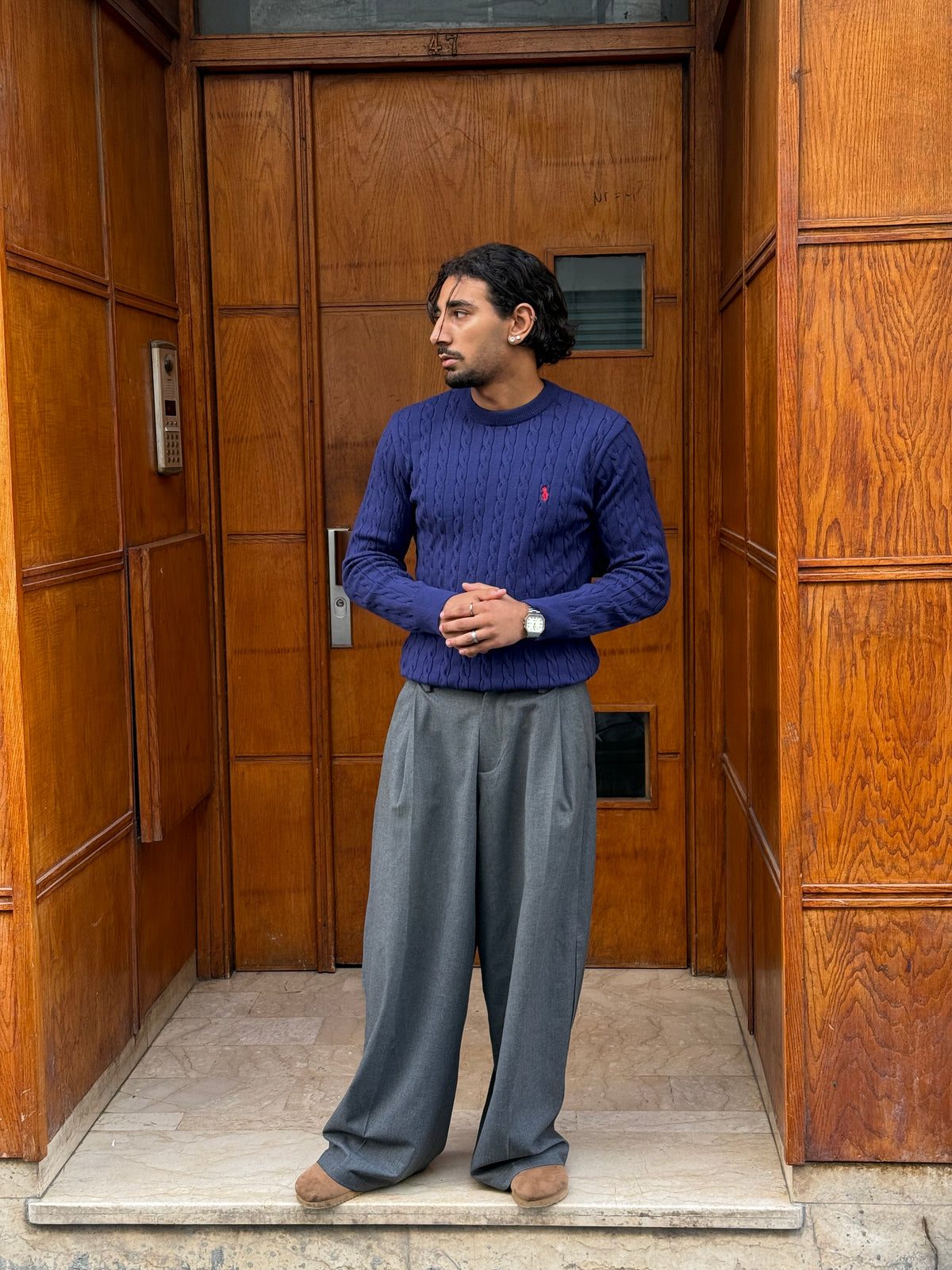 PULL RALPH LAUREN BLUE
