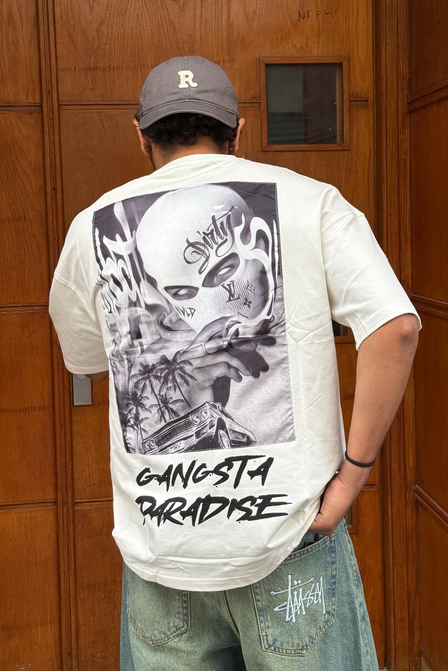 T-SHIRT GANGSTA WHITE ESCO