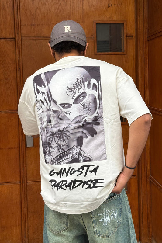 T-SHIRT GANGSTA WHITE ESCO