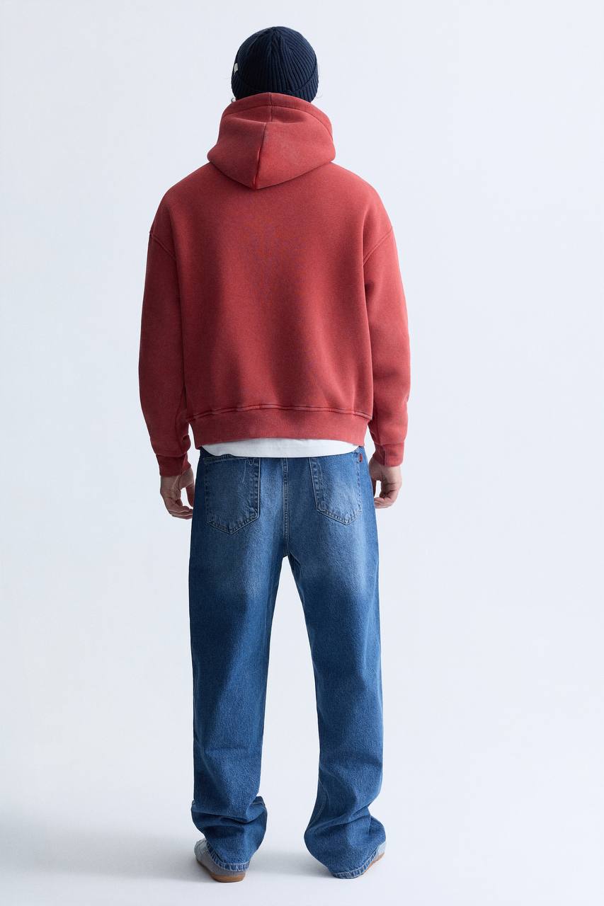 HOODIES WASHED ESNCE ORANGE ES E71-191