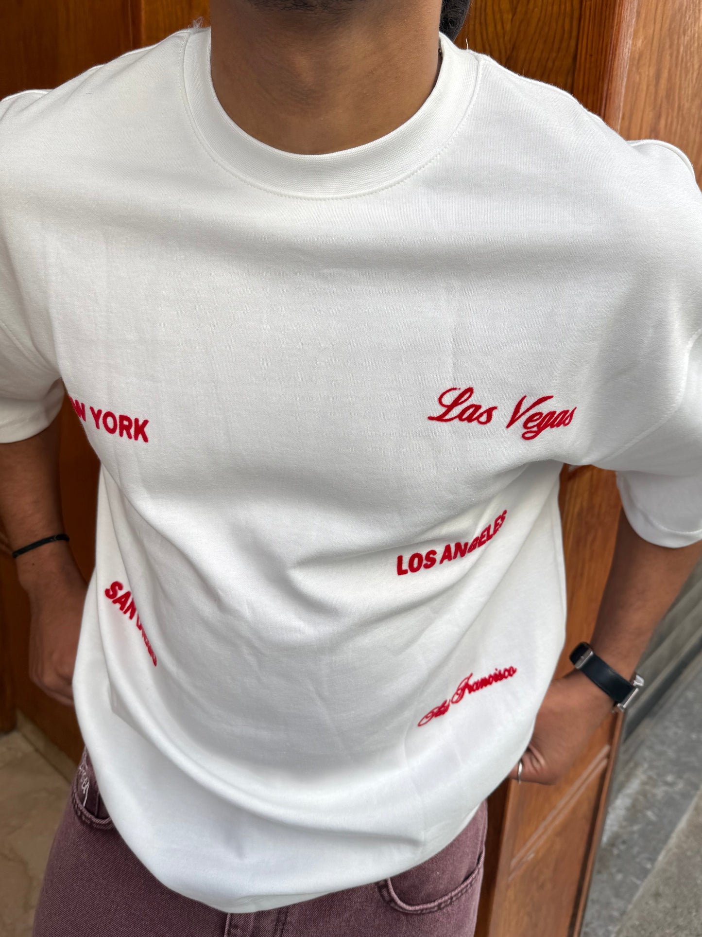 T-SHIRT ES LAS VEGAS WHITE E71-141
