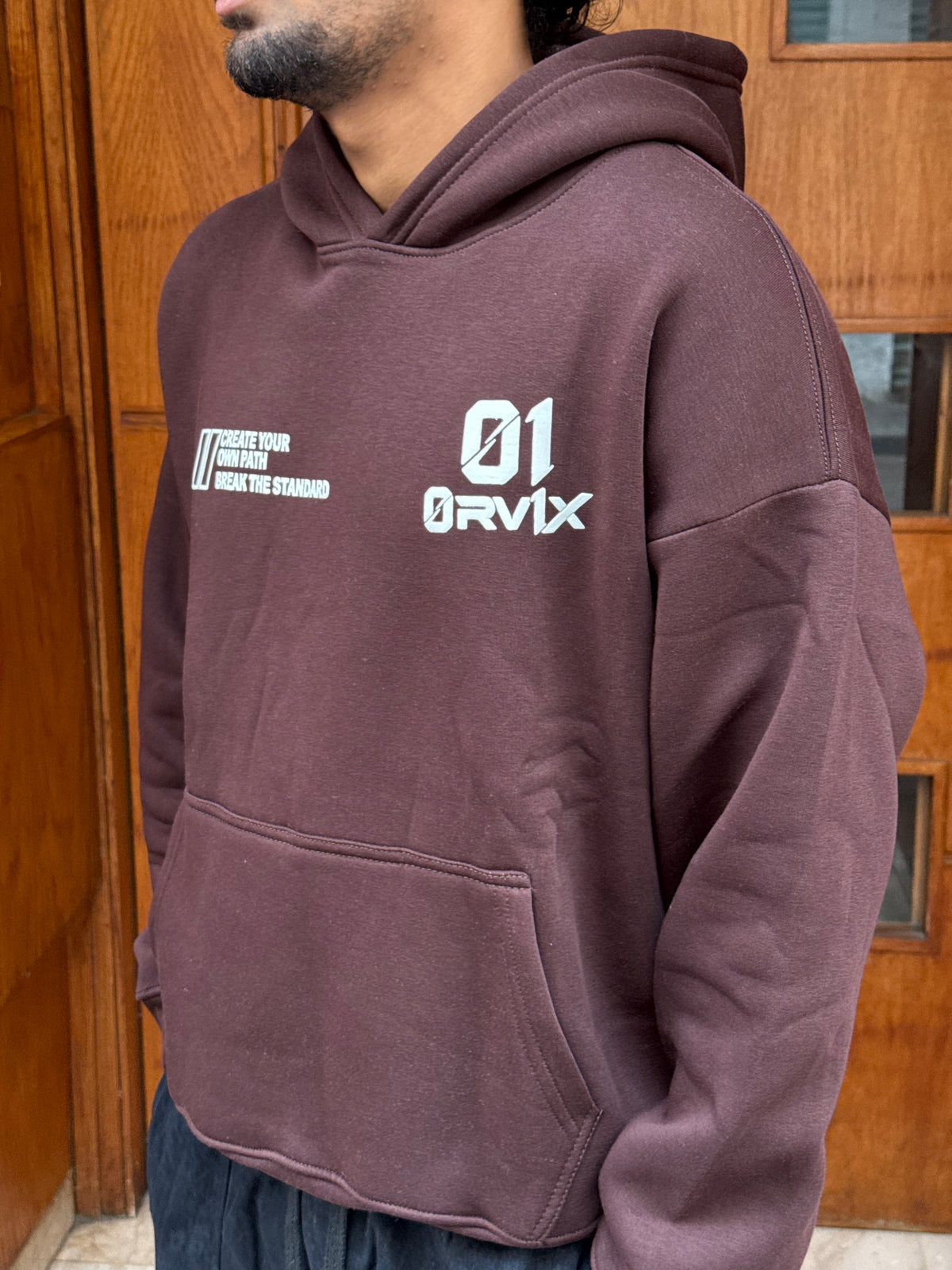 HOODIES ORVIX 01 BROWN OVX