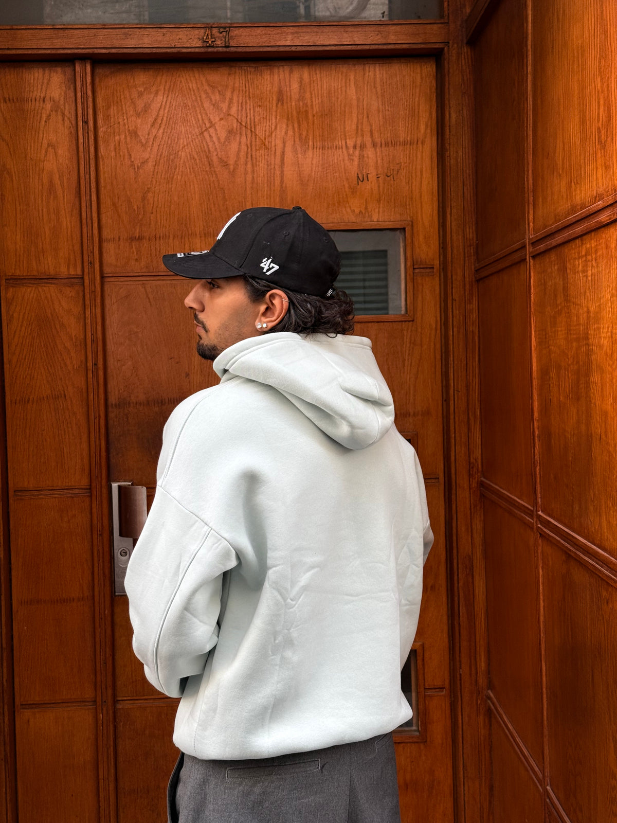 HOODIES BASIC LIGHT GREEN OVX