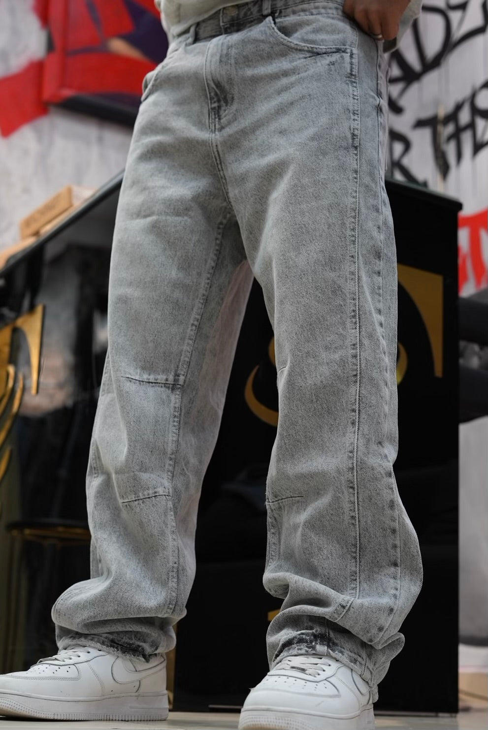 BAGGY JEANS X GREY 2