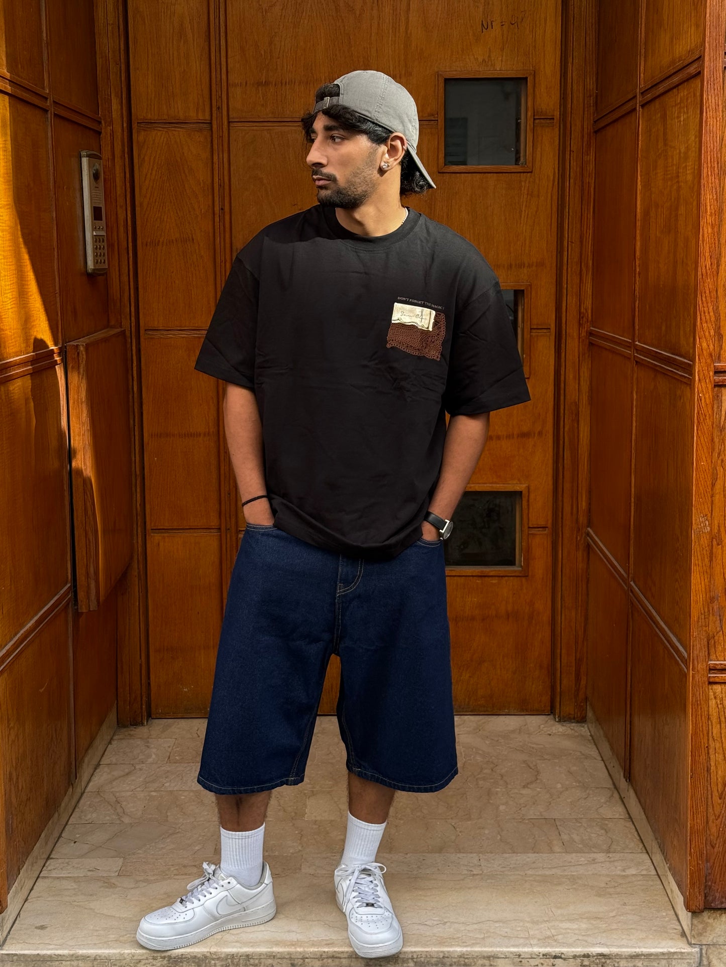 BAGGY JORTS TORNADO STYLE (BLEU BRUT)
