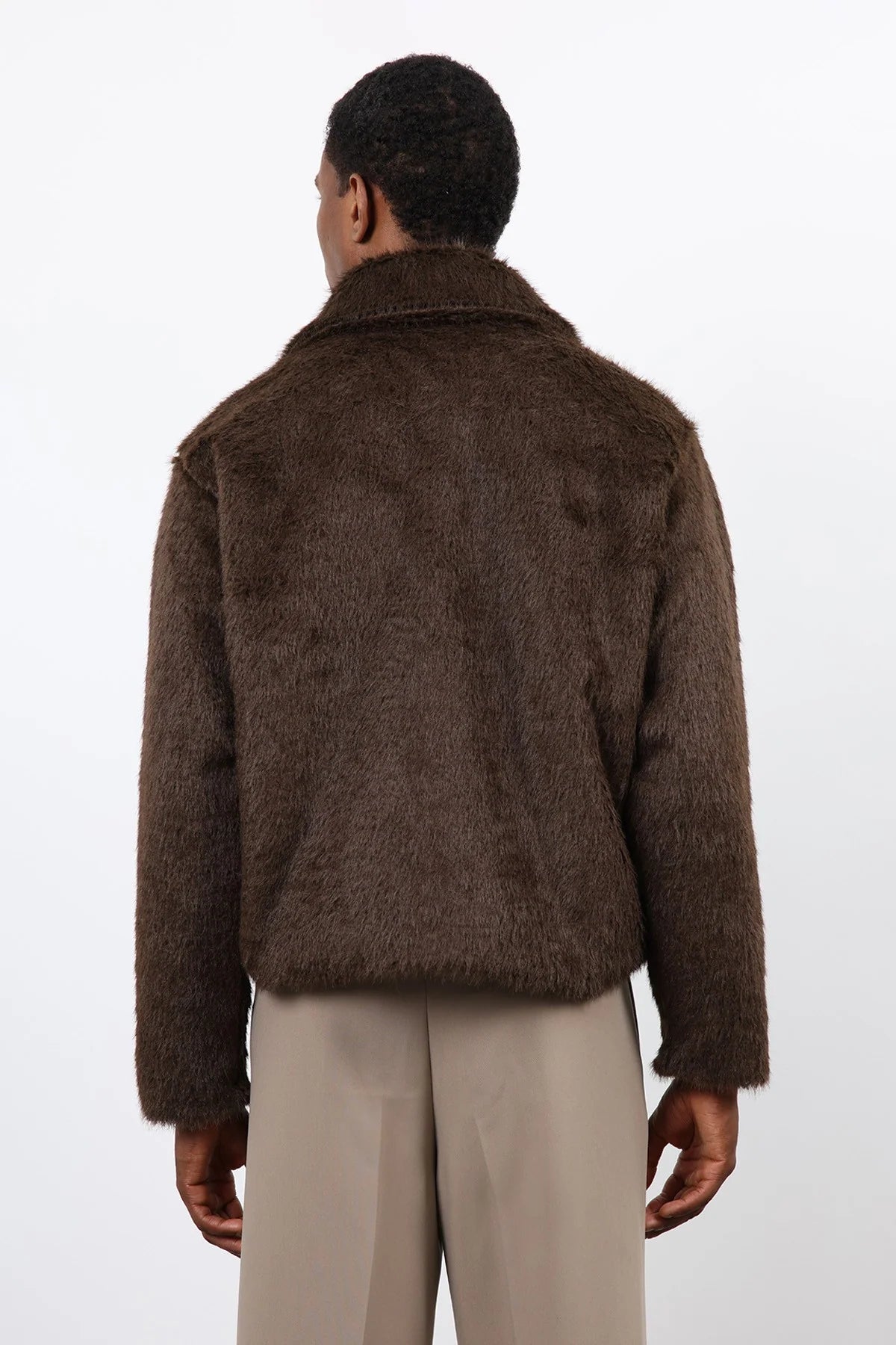 Soft Textured Jacket BROWN A25Y8331 ANT
