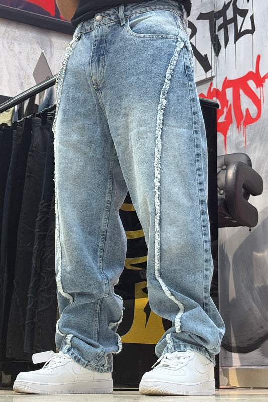 BAGGY JEANS STORM BLEU