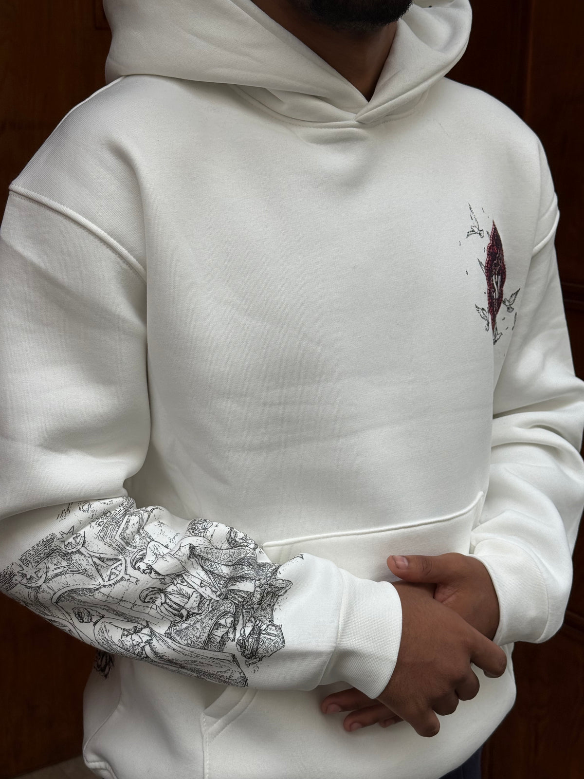 HOODIES SW WHITE 5285