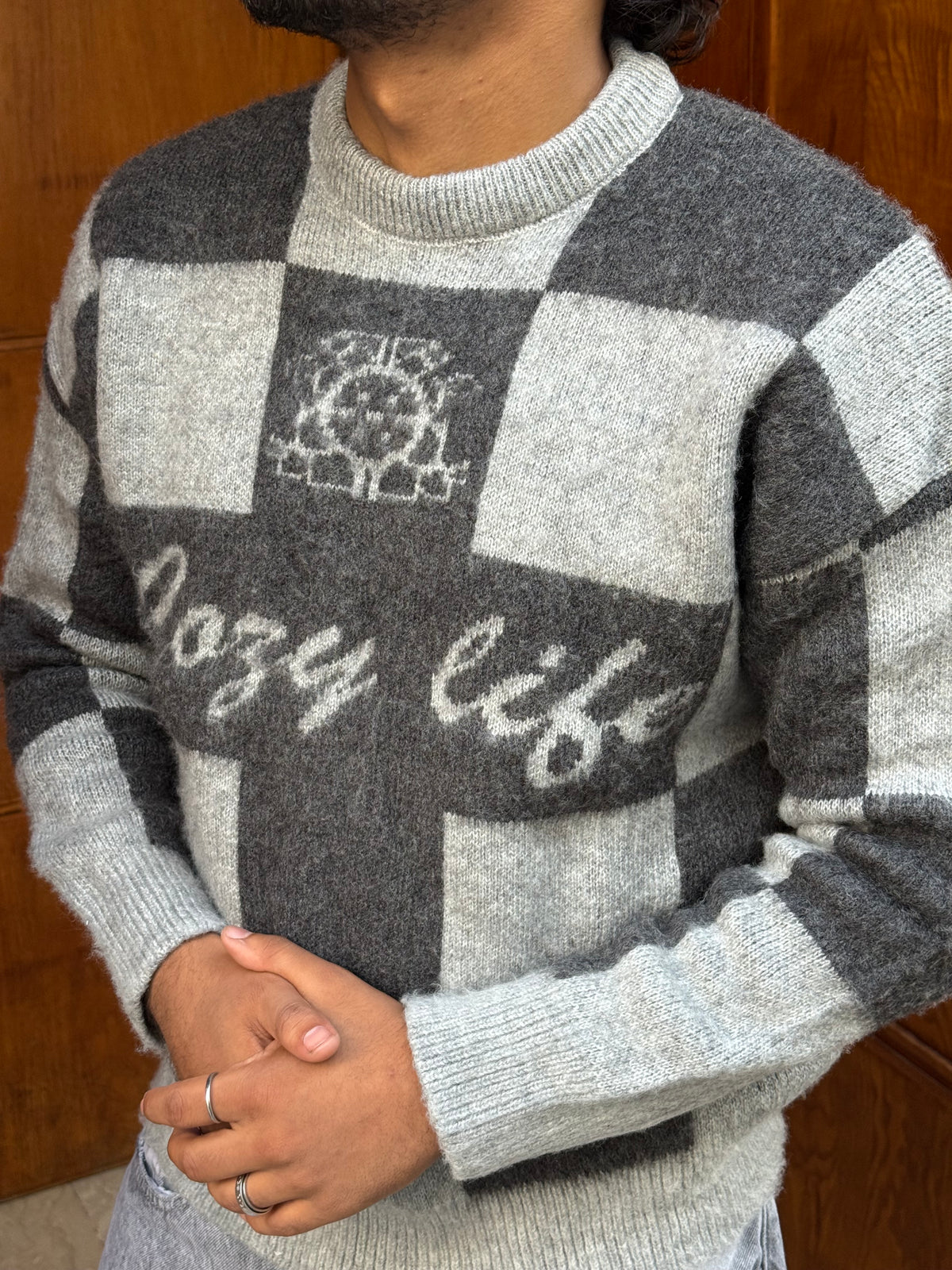 JUMPER COZY LIFE GREY RT 60-10
