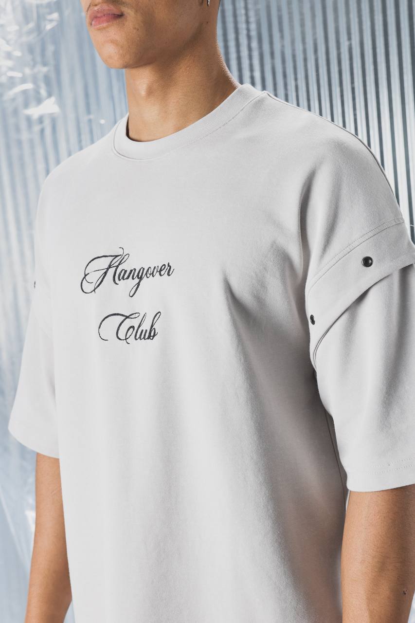 T-SIHRT ES HANGOVER CLUB ICE GREY E71-154