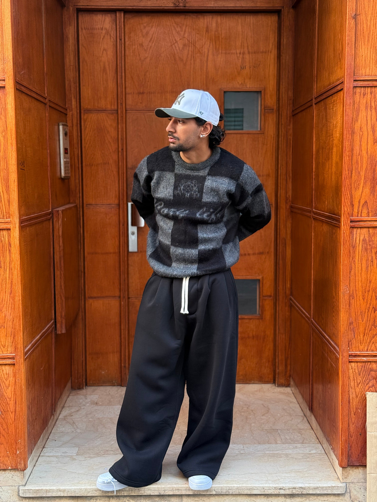SUPPER BAGGY SWEATPANTS BLACK OVX