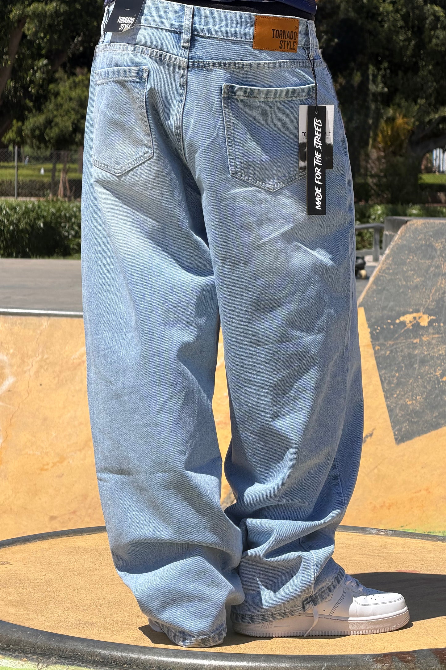 SUPPER BAGGY JEANS TORNADO STYLE BLEU DELAVE