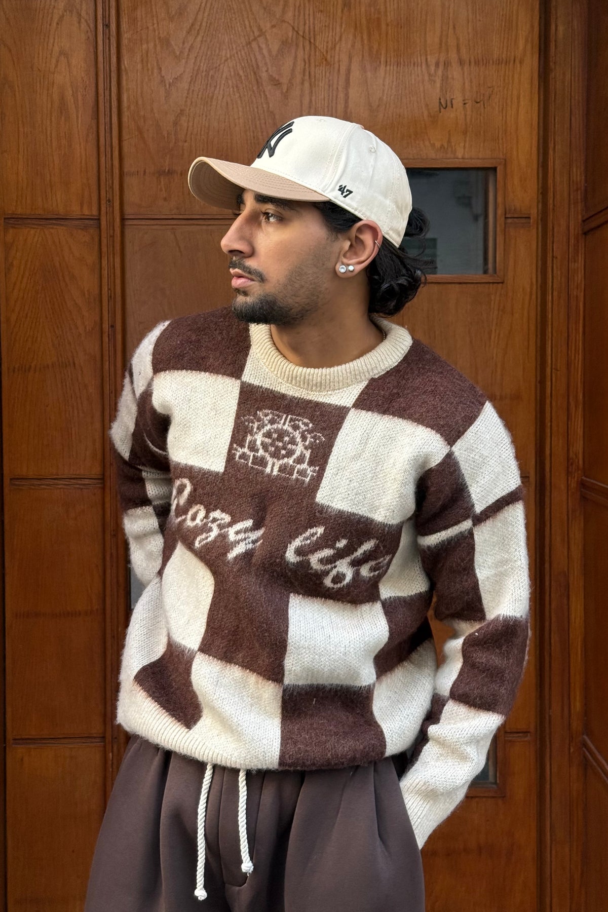 JUMPER COZY LIFE BROWN RT 60-10