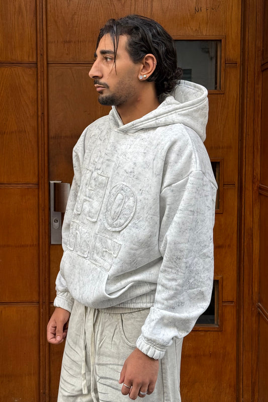 HOODIES HO WASHED WHITE JL