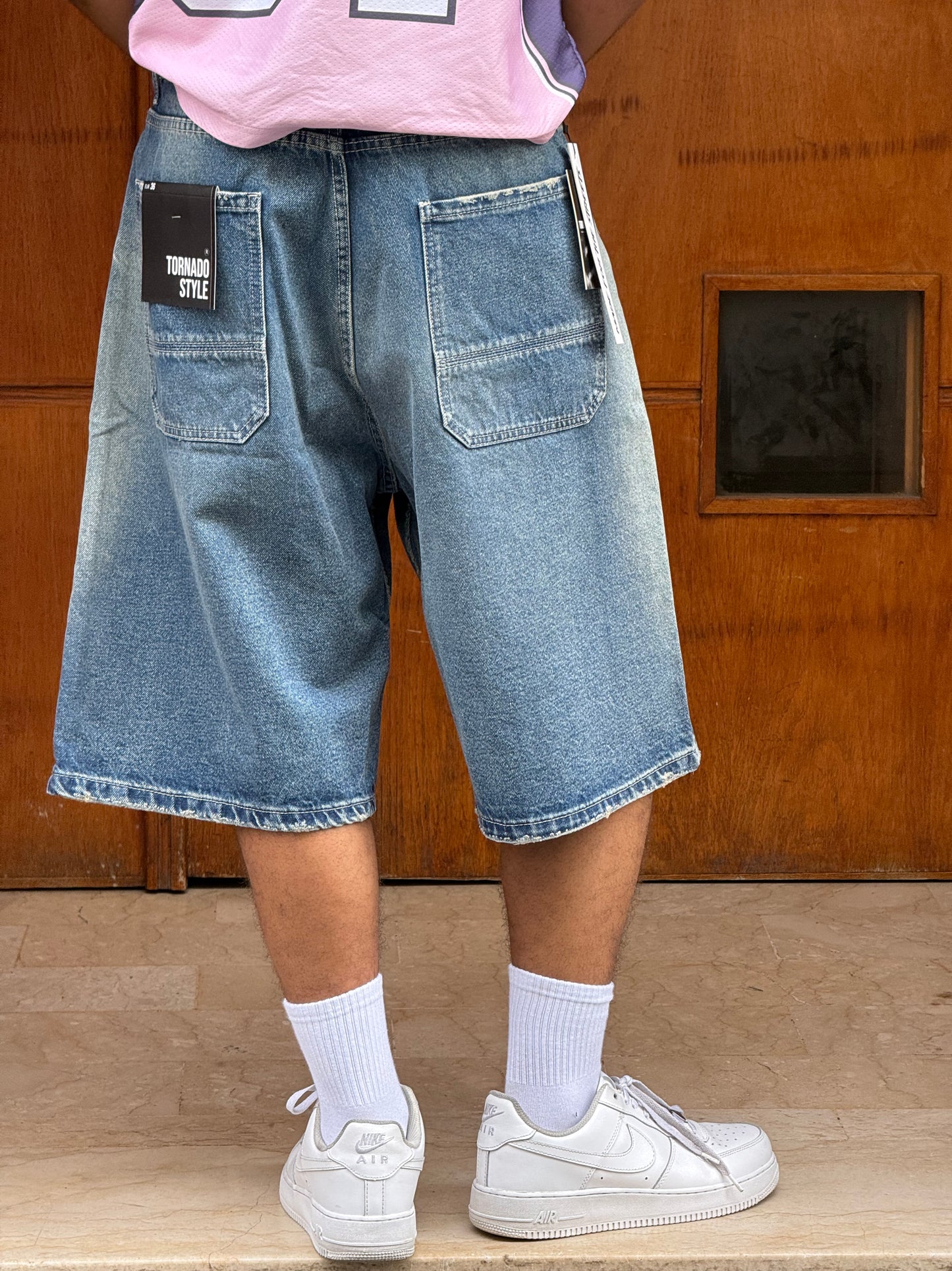 BAGGY JORTS TORNADO STYLE (DIRTY DEGRADE)