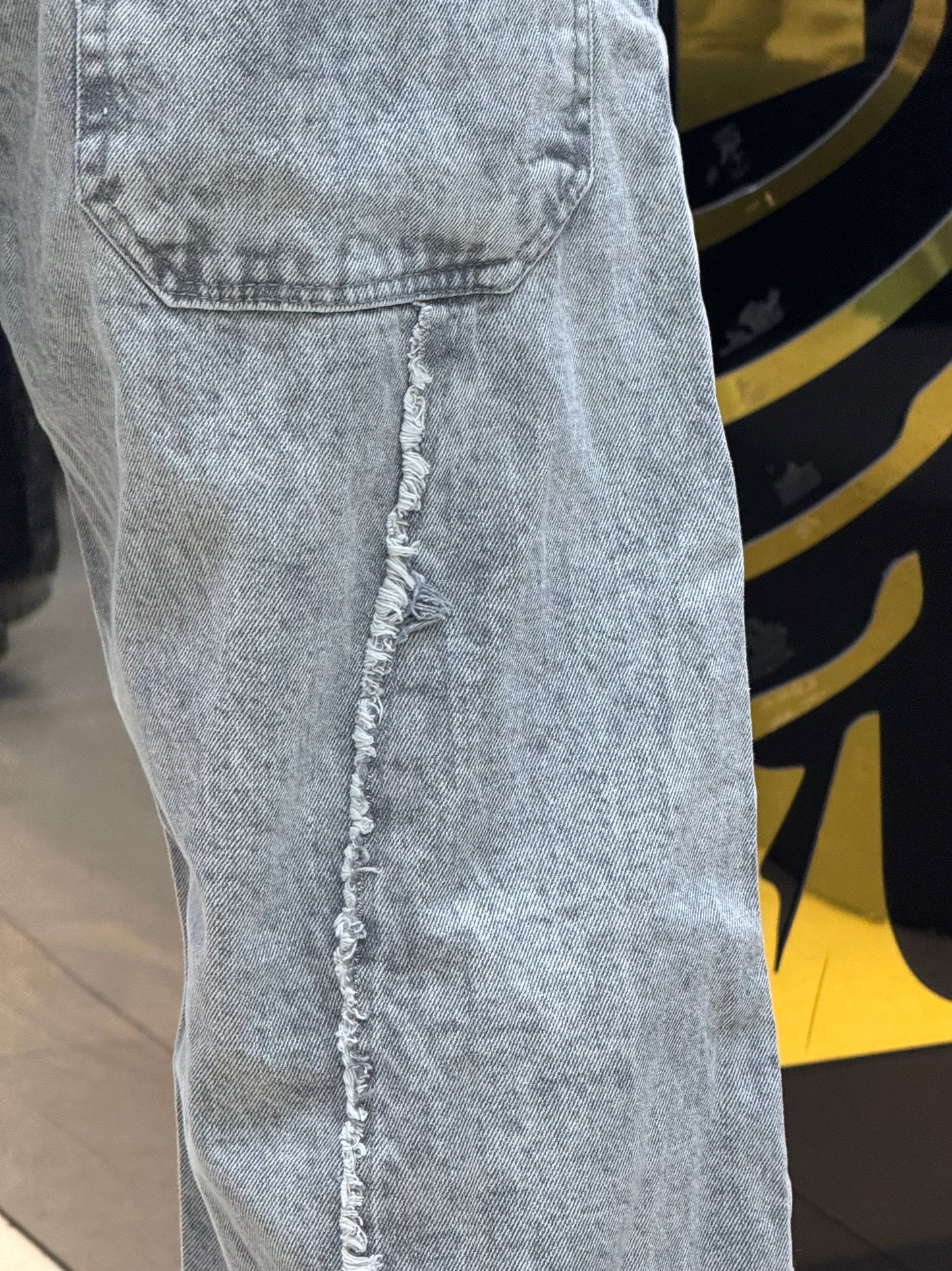 BAGGY JEANS STORM GRIS
