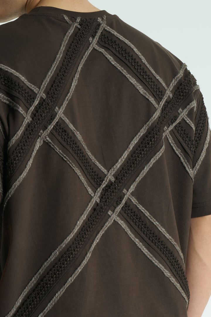 T-SHIRT SW BROWN 5085