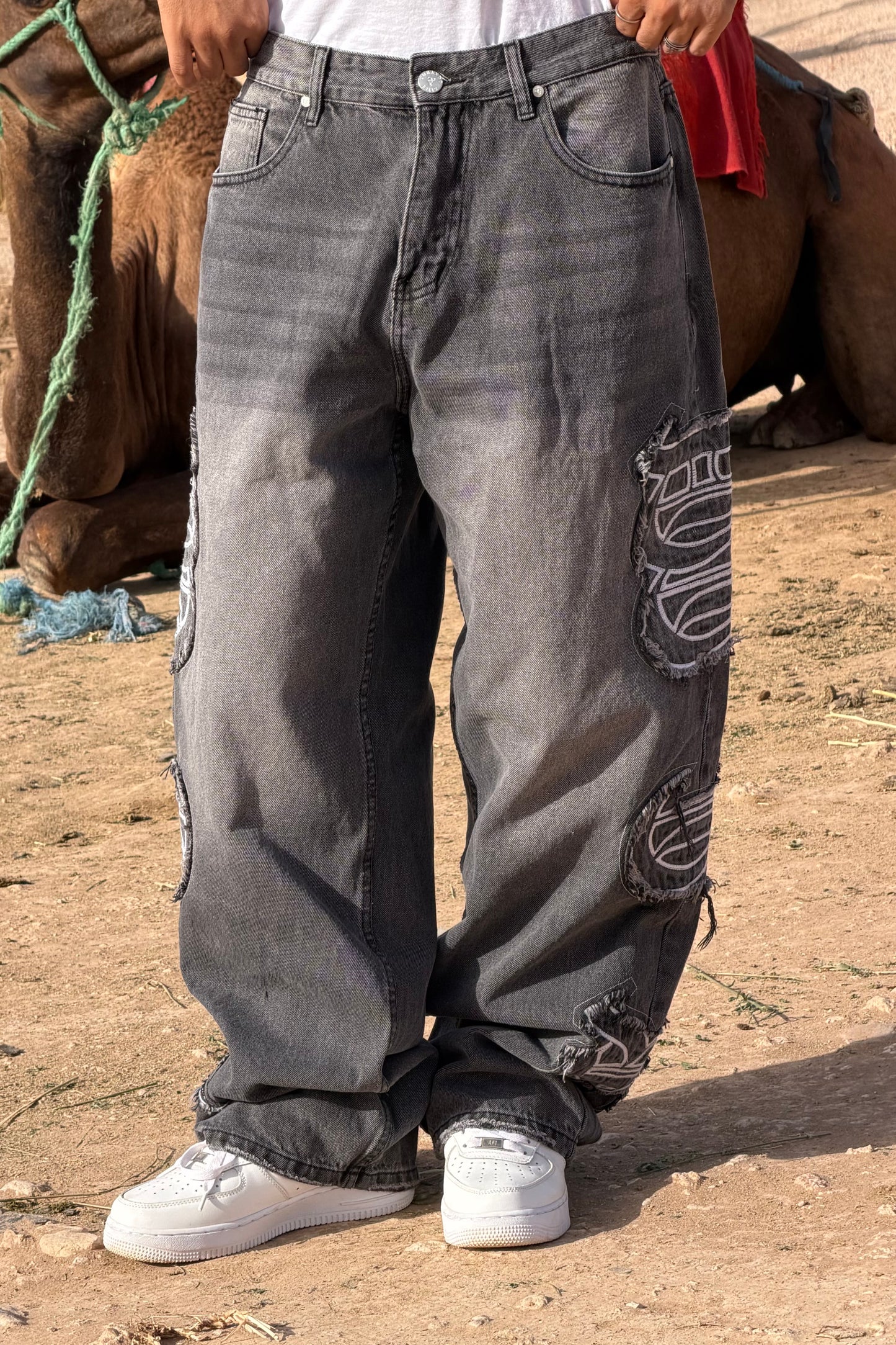 BAGGY JEANS L’INTROUVABLE (GRIS NOIR)