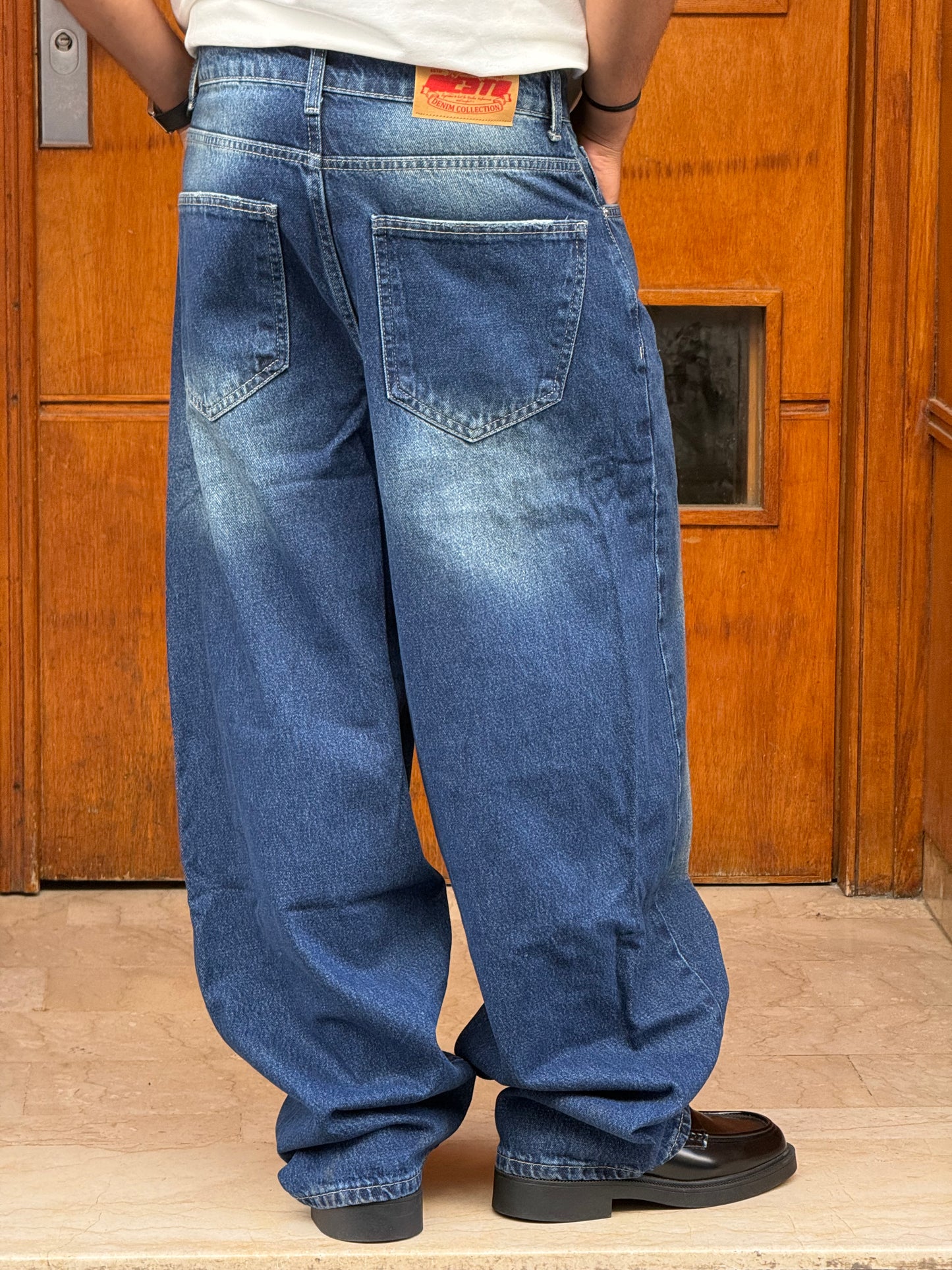 BALLOON FIT JEAN BLEU GST 00450