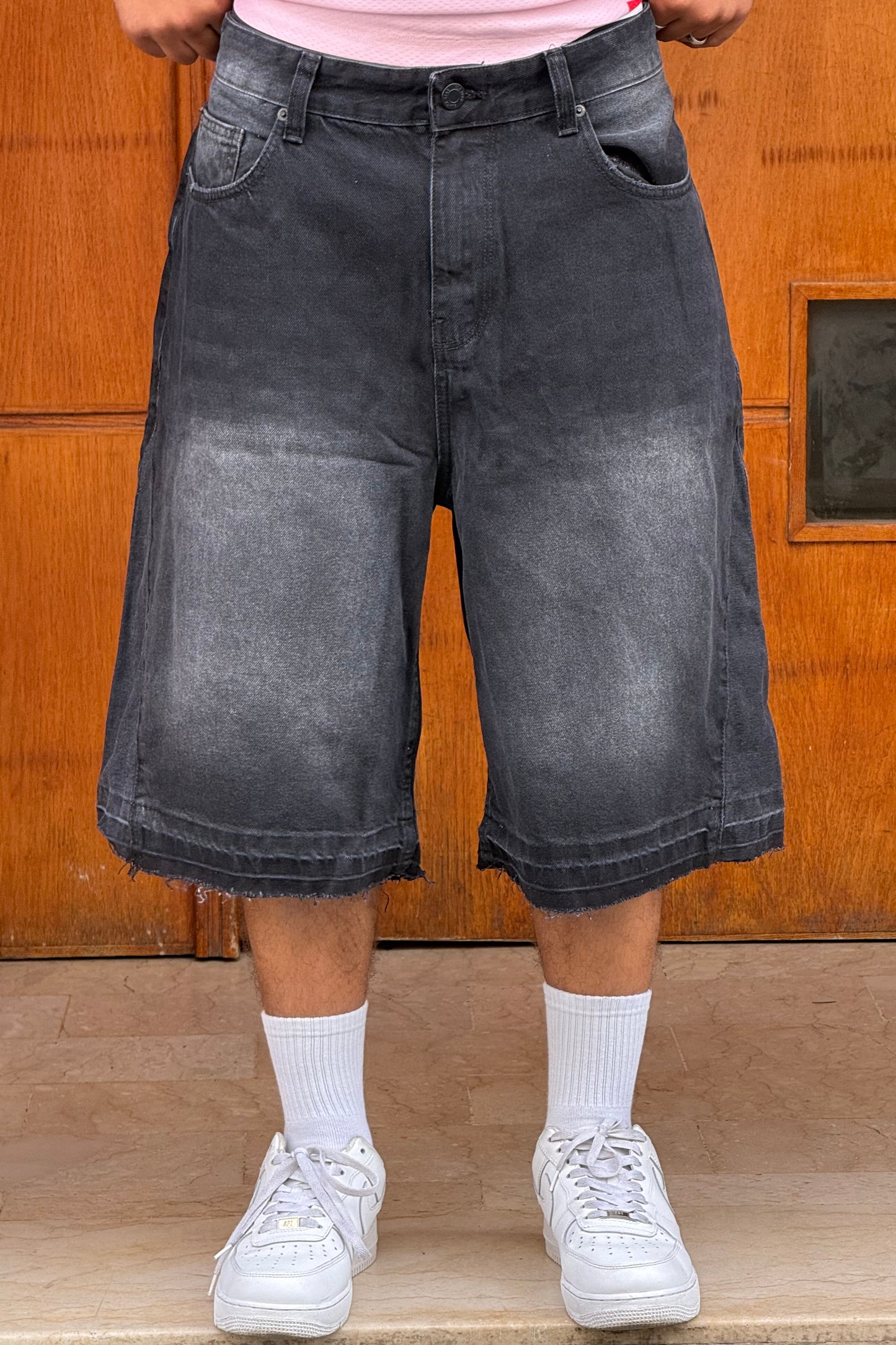 BAGGY JORTS FLARE BLACK BS