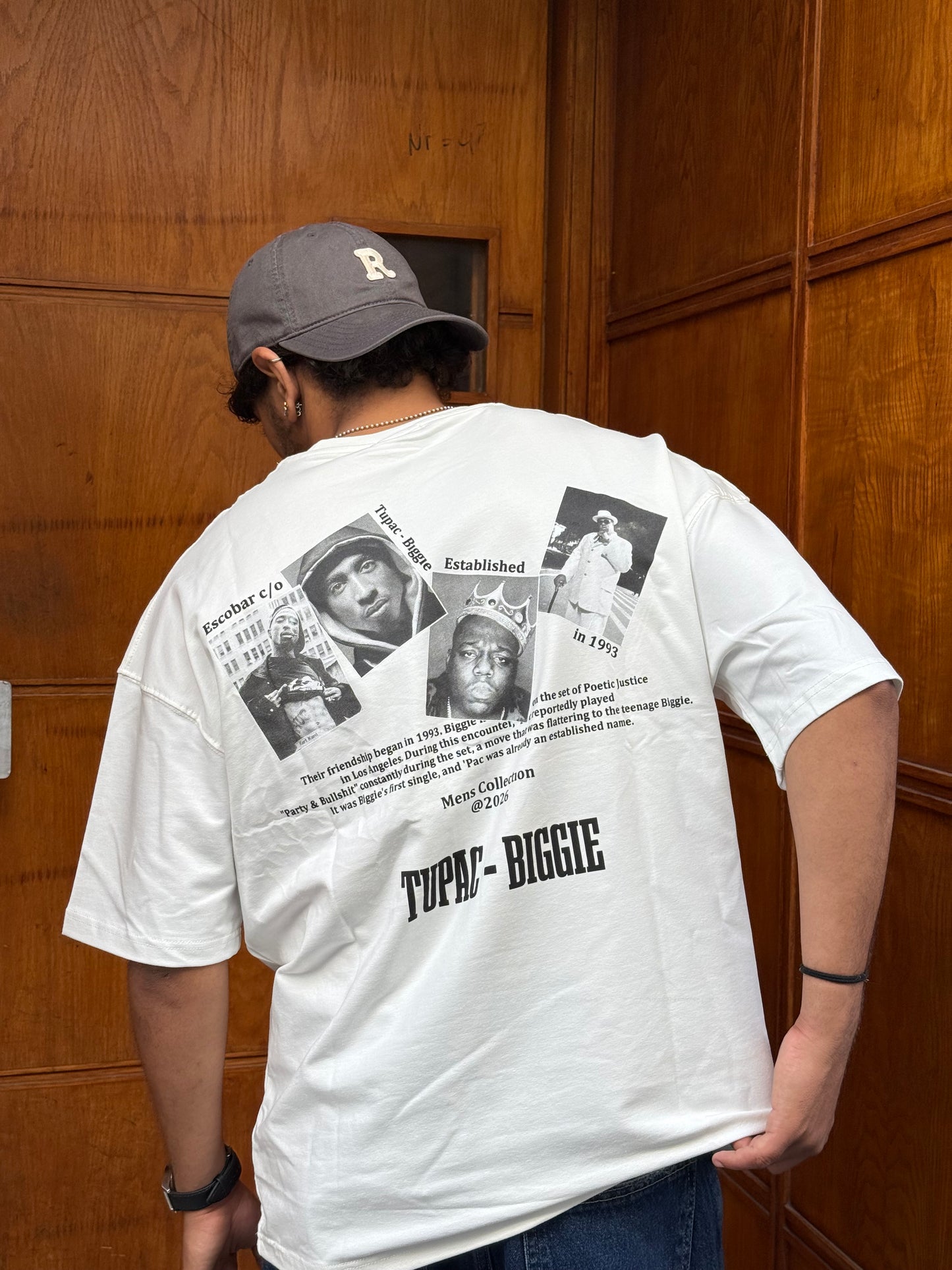 T-SHIRT TUPAC-BIGGIE WHITE ESCO