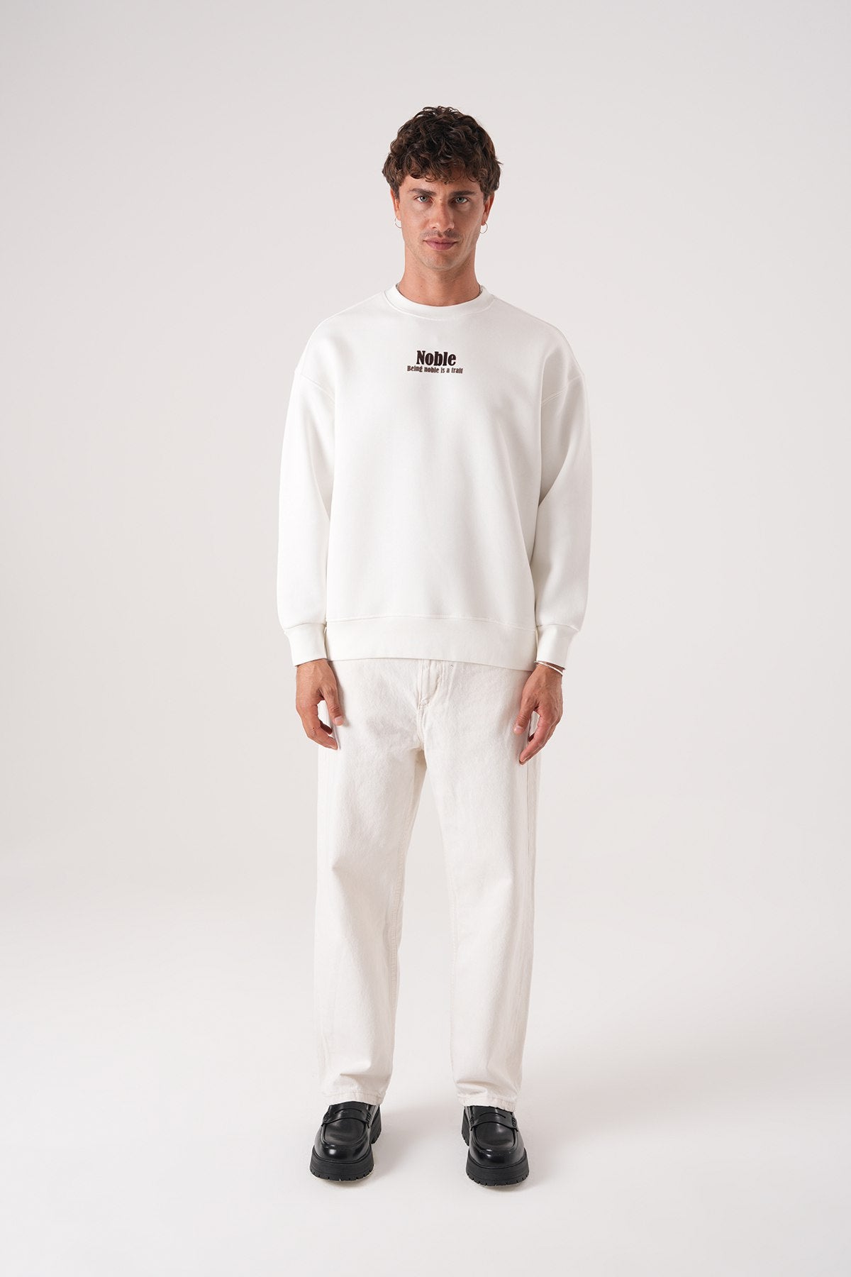 SWEATSHIRT NOBLE WHITE 257018