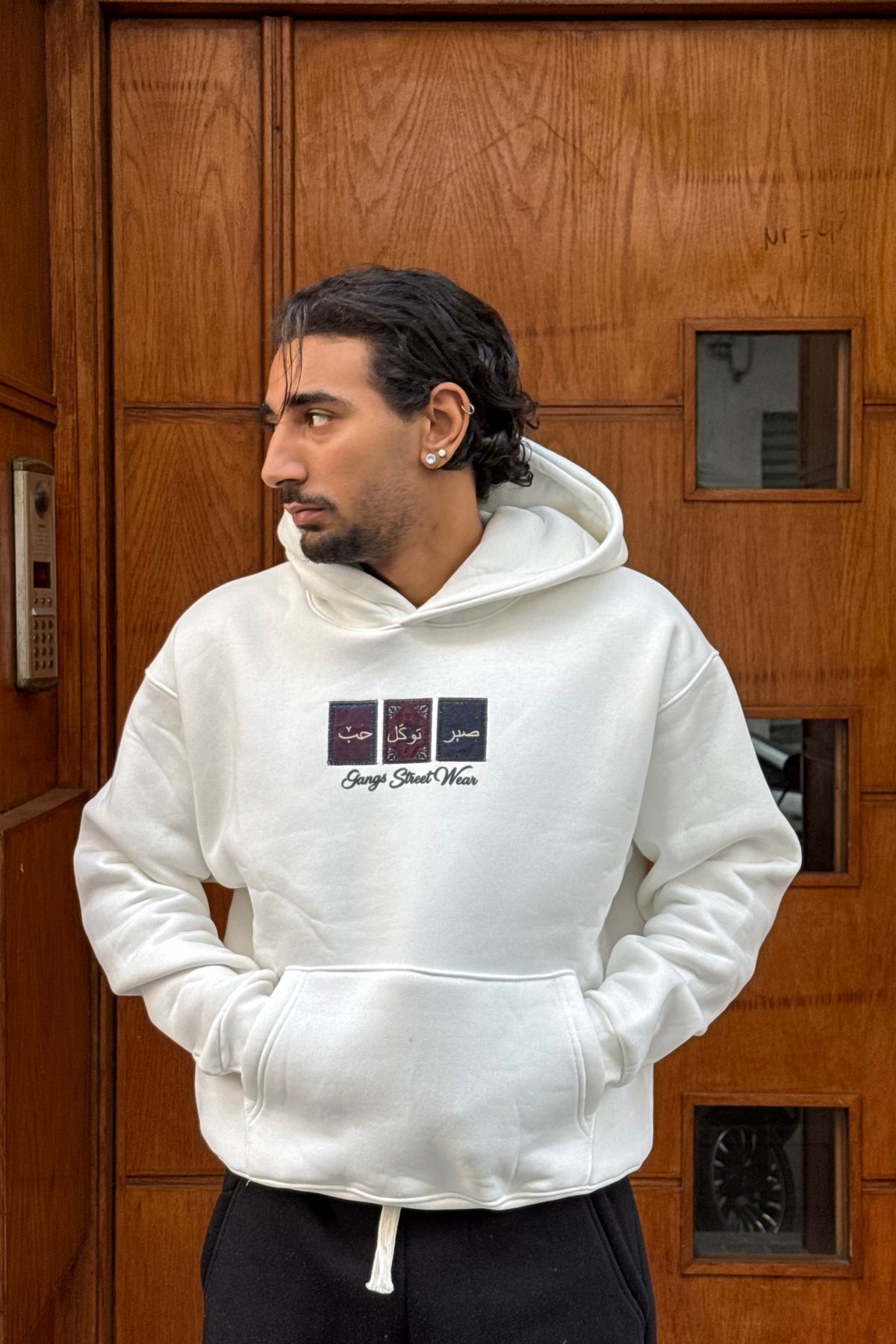 HOODIES (حب) WHITE BL
