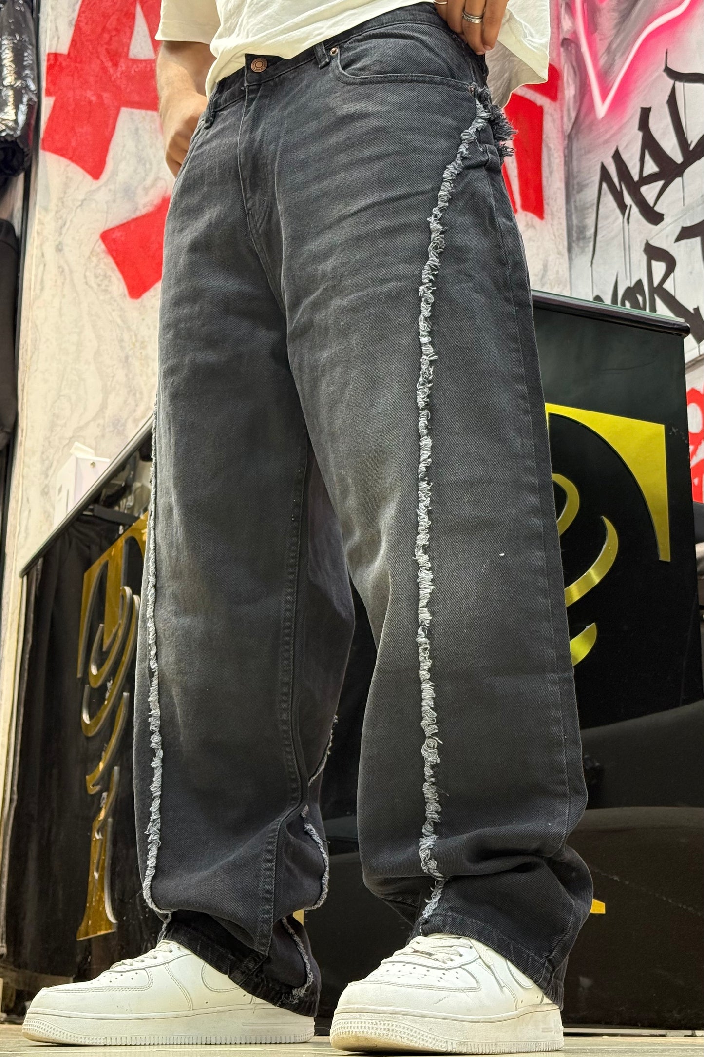 BAGGY JEANS STORM NOIR