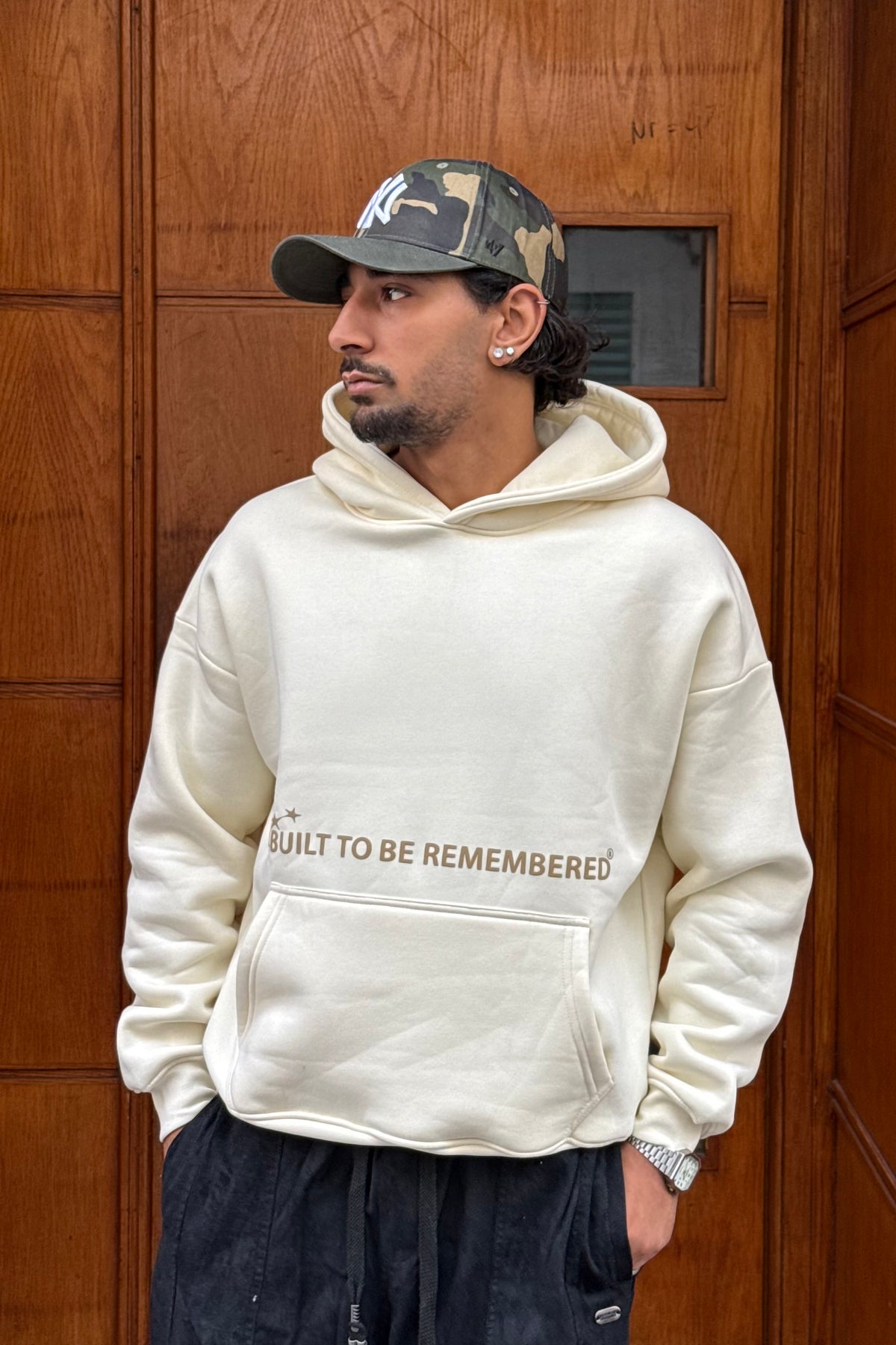 HOODIES STARS ECRU OVX
