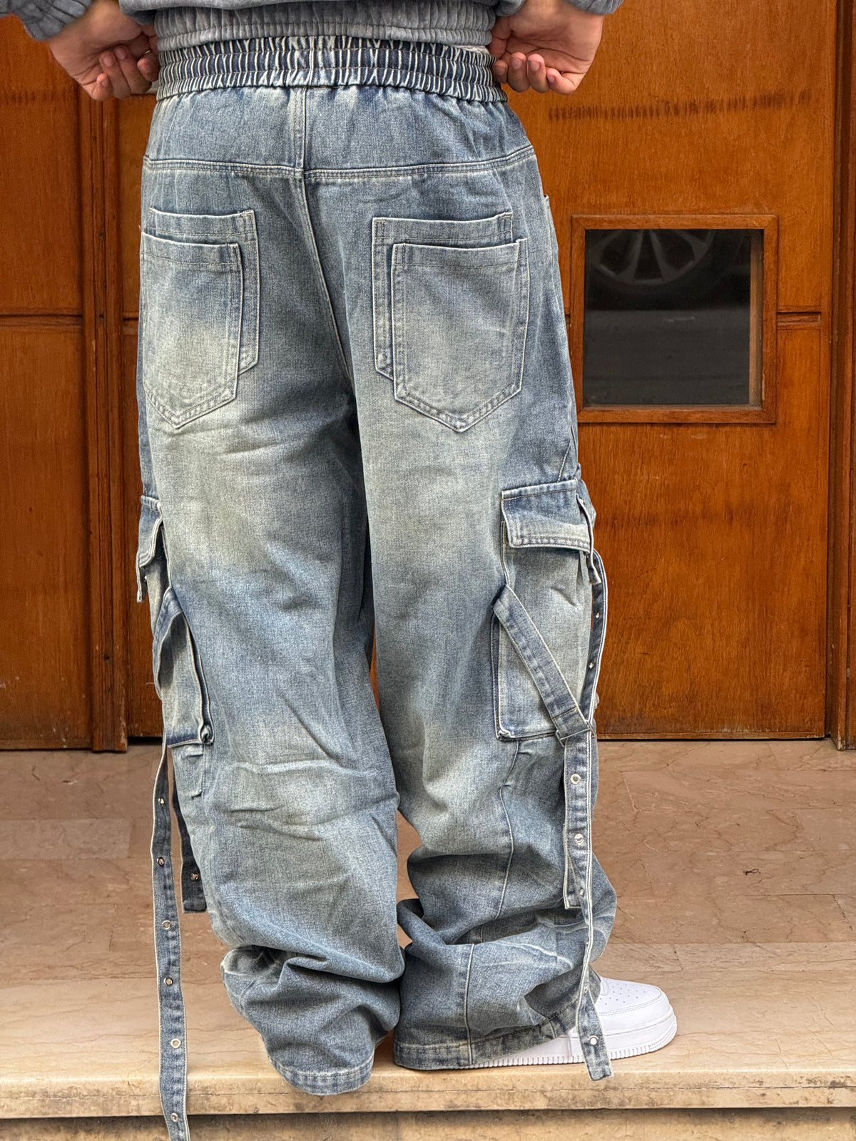 CARGO JEANS LASER DIRTY CN