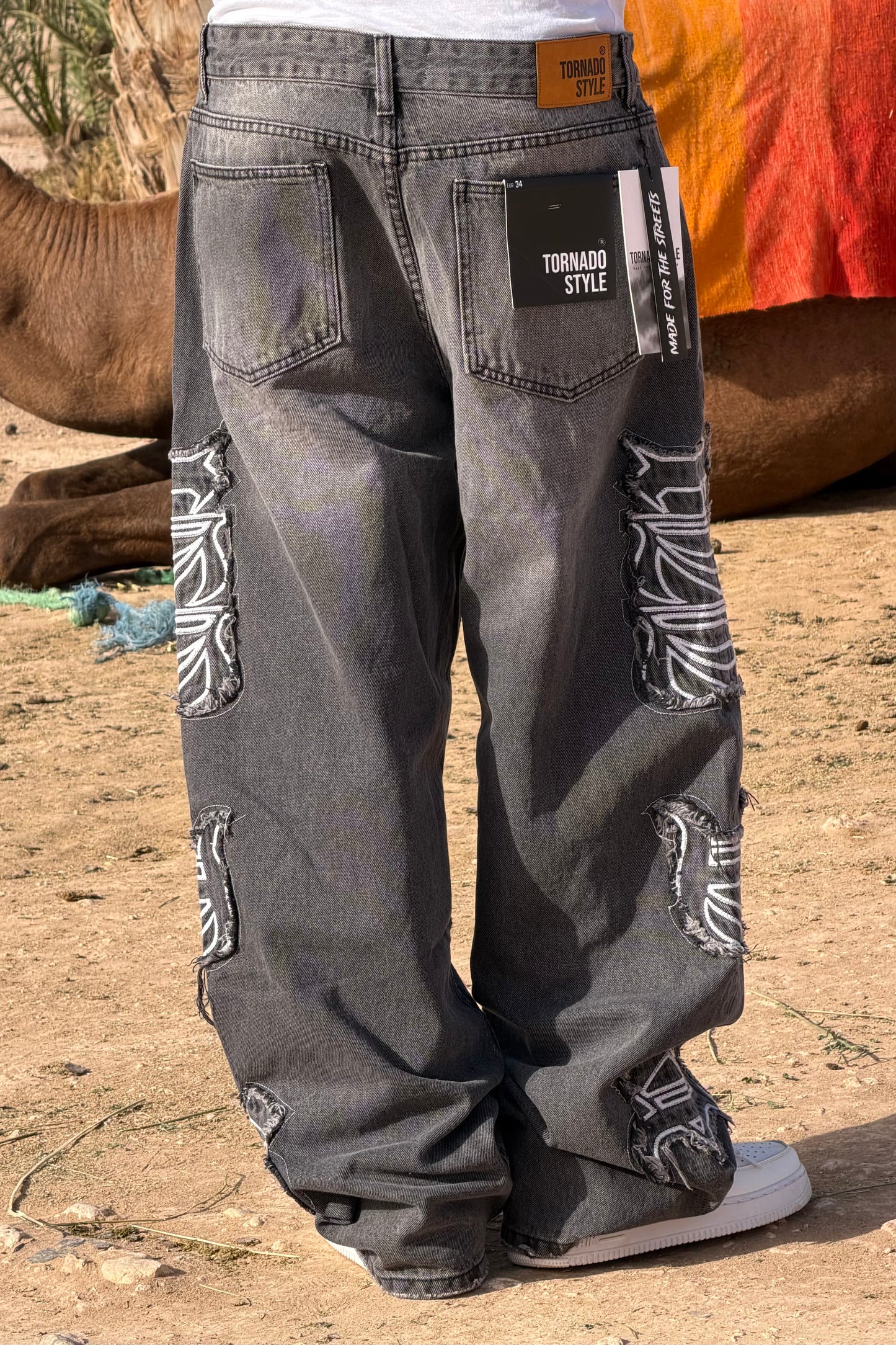 BAGGY JEANS L’INTROUVABLE (GRIS NOIR)