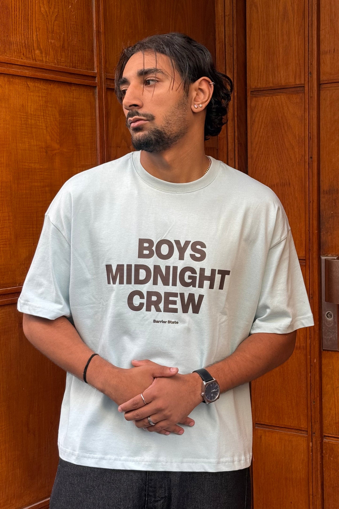 T-SHIRT CROPPED BOYS MINIGHT BABY BLUE BR 20-217
