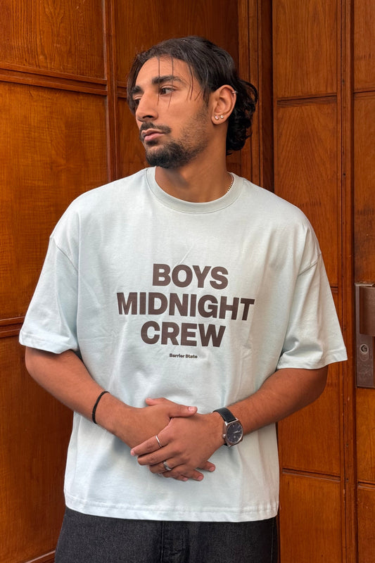 T-SHIRT CROPPED BOYS MINIGHT BABY BLUE BR 20-217