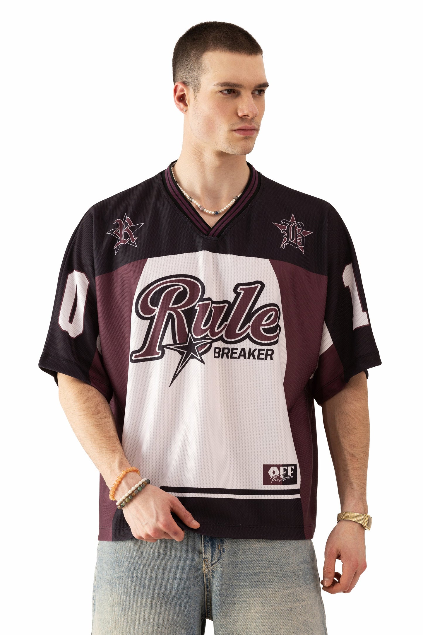 AMERICAN T-SHIRT RULE BURGUNDY 8859