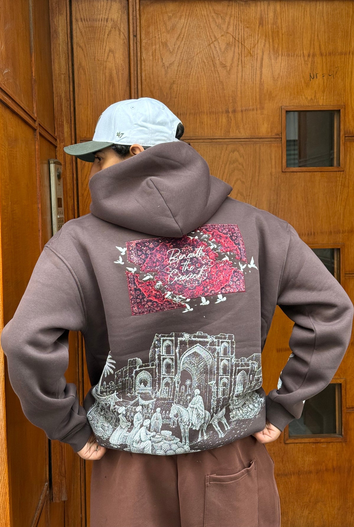 HOODIES SW BROWN 5285