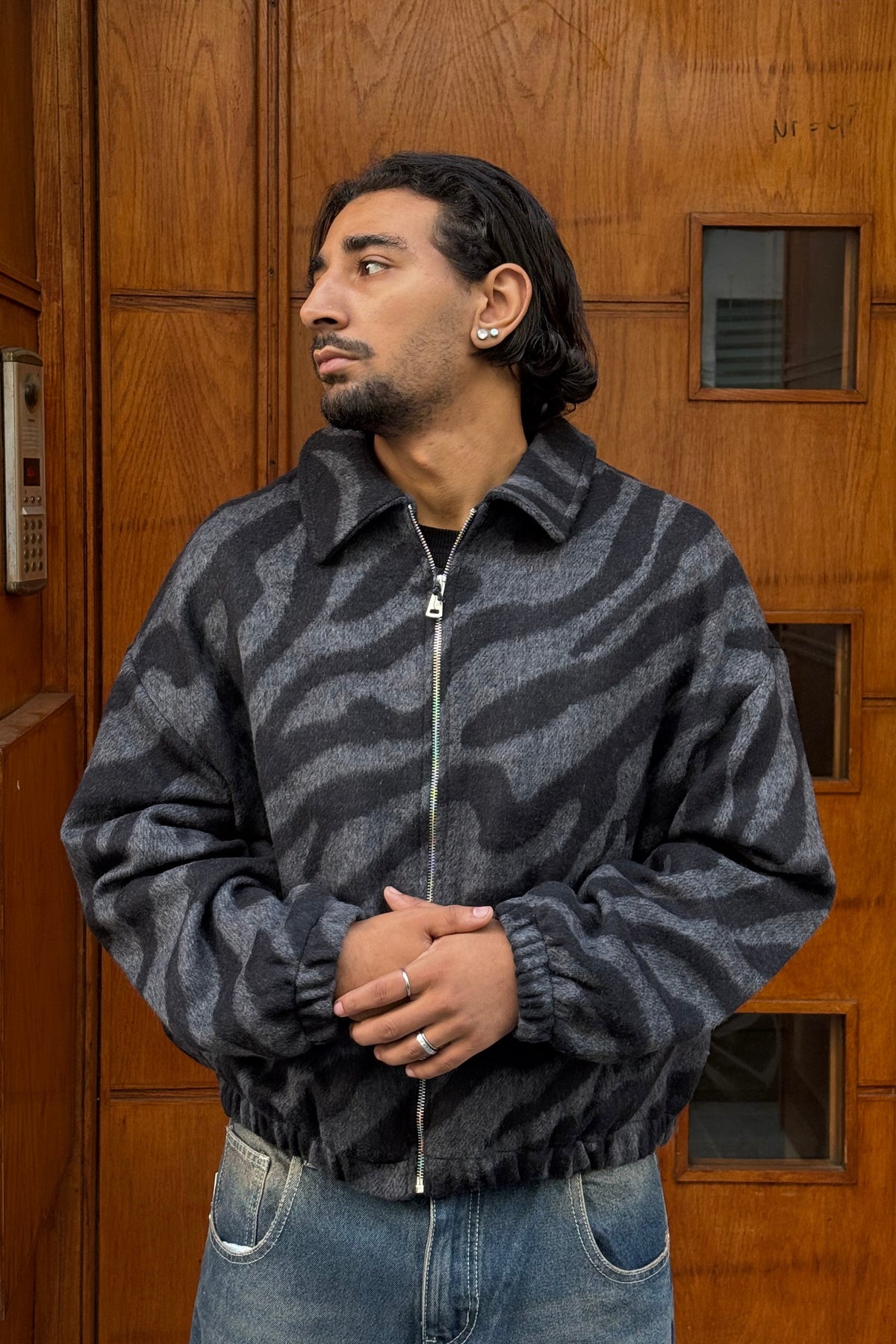JACKET ZEBRA BLACK PZ