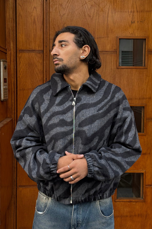 JACKET ZEBRA BLACK PZ