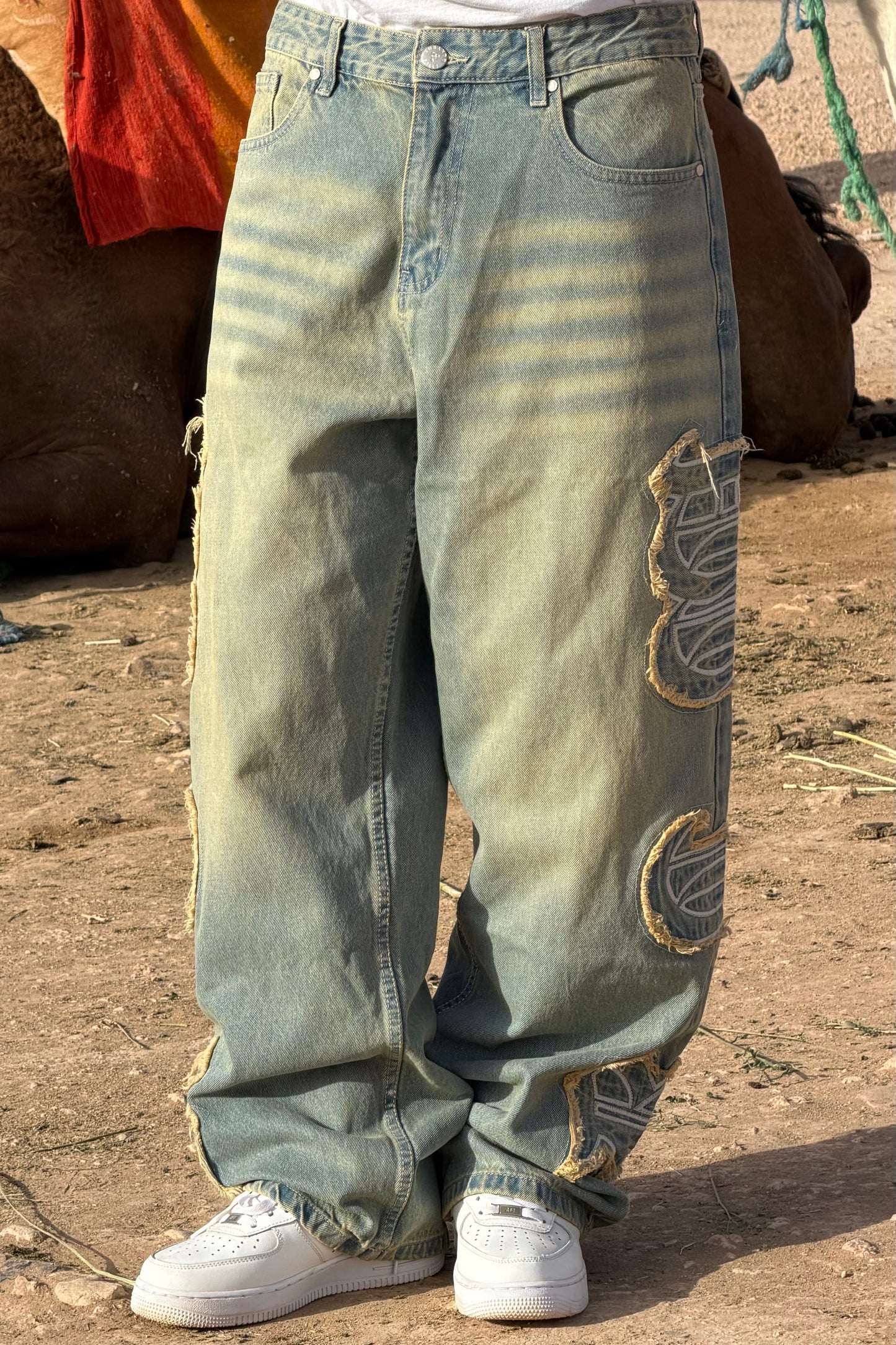 BAGGY JEANS L’INTROUVABLE (DIRTY VERT)