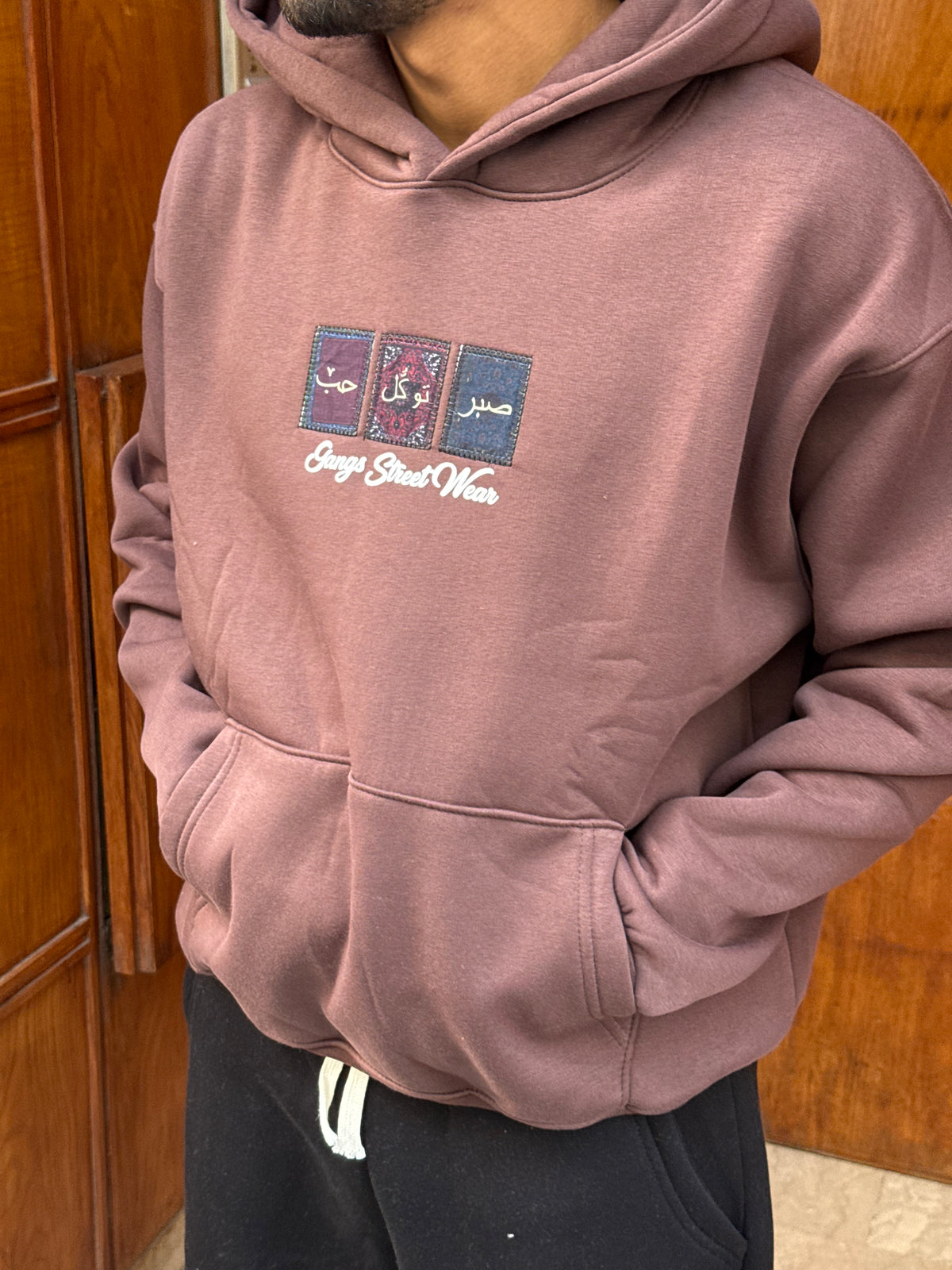 HOODIES (حب) BROWN BL