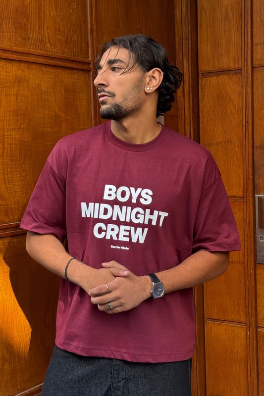 T-SHIRT CROPPED BOYS MINIGHT CHERRY BR 20-217