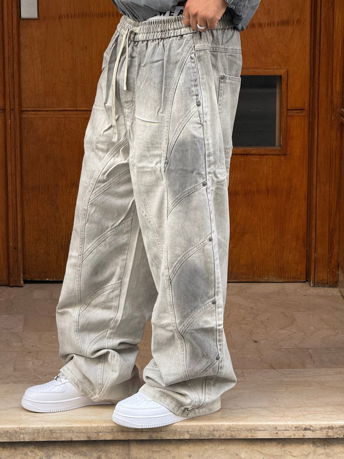 BAGGY JEANS TREETS WHITE WASHED CN