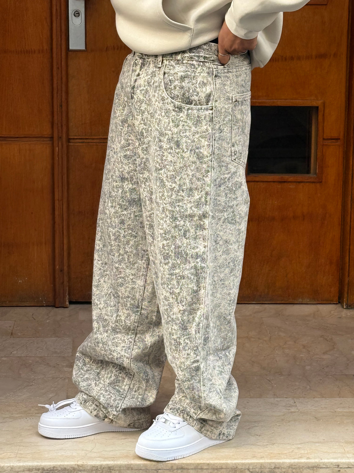 BAGGY JEANS IMPRIME BS