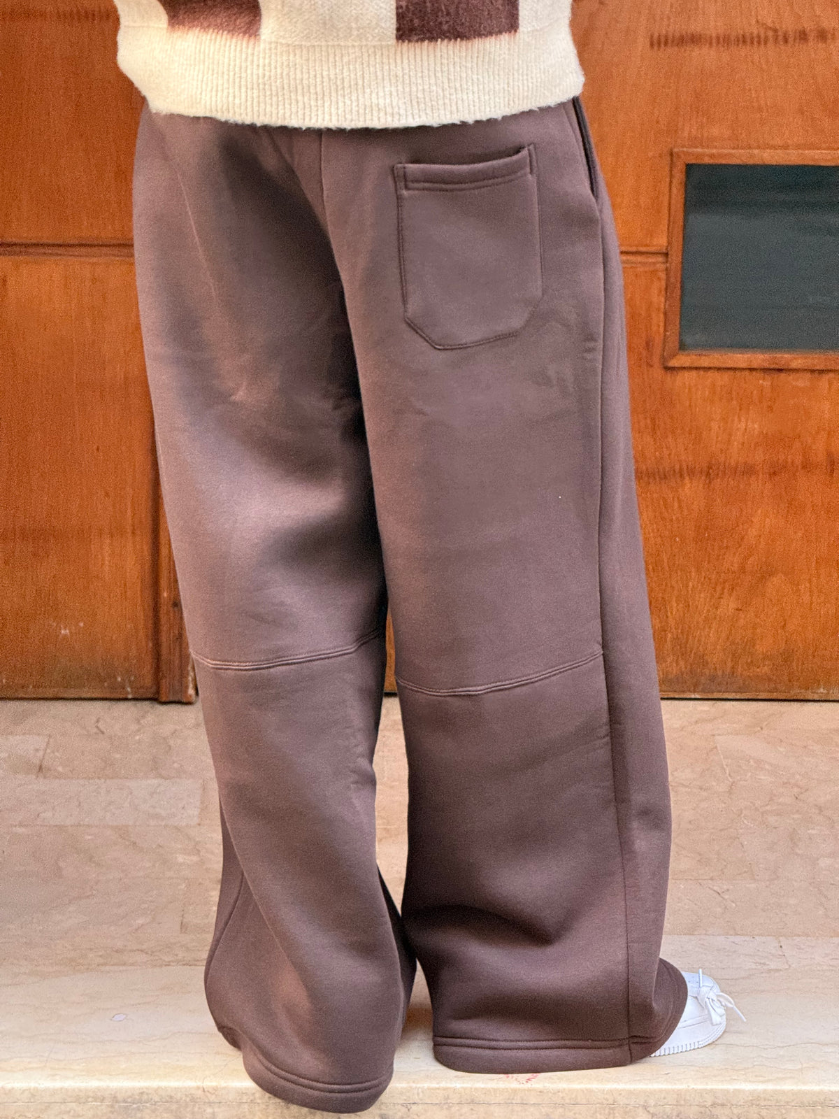 SUPPER BAGGY SWEATPANTS BROWN OVX
