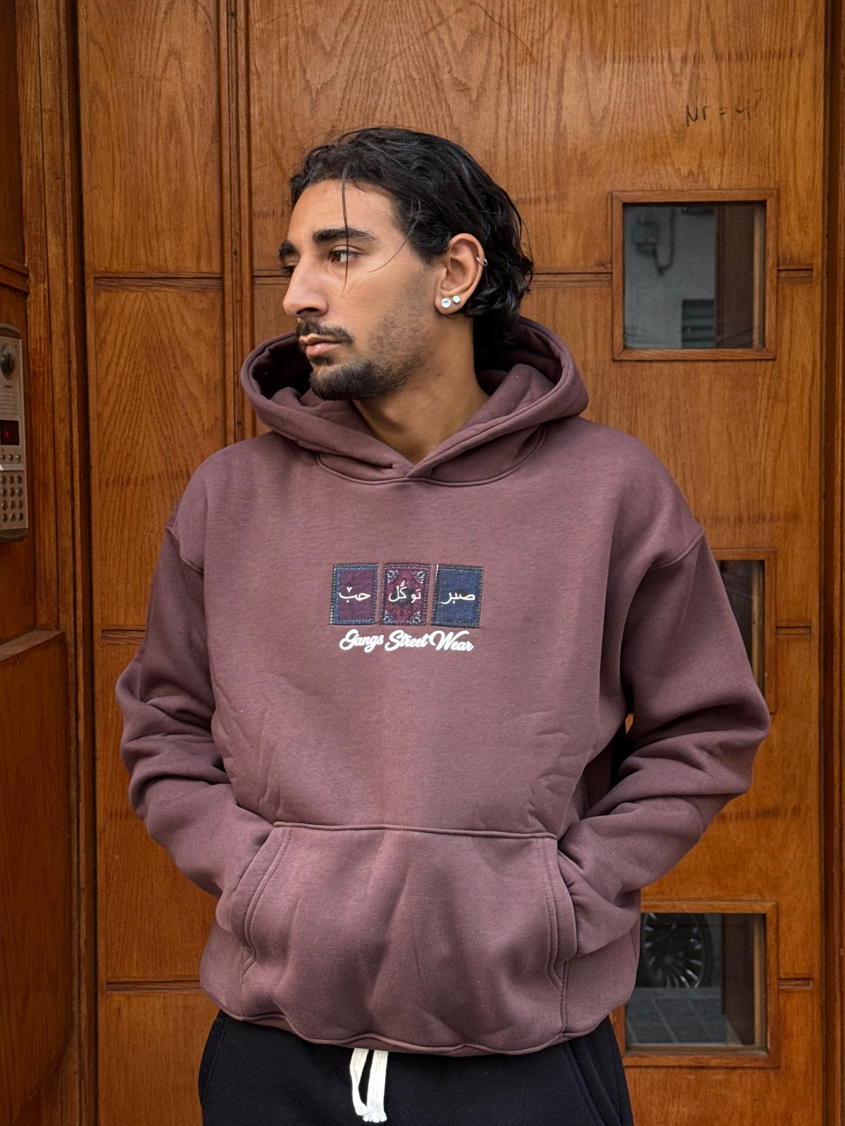 HOODIES (حب) BROWN BL