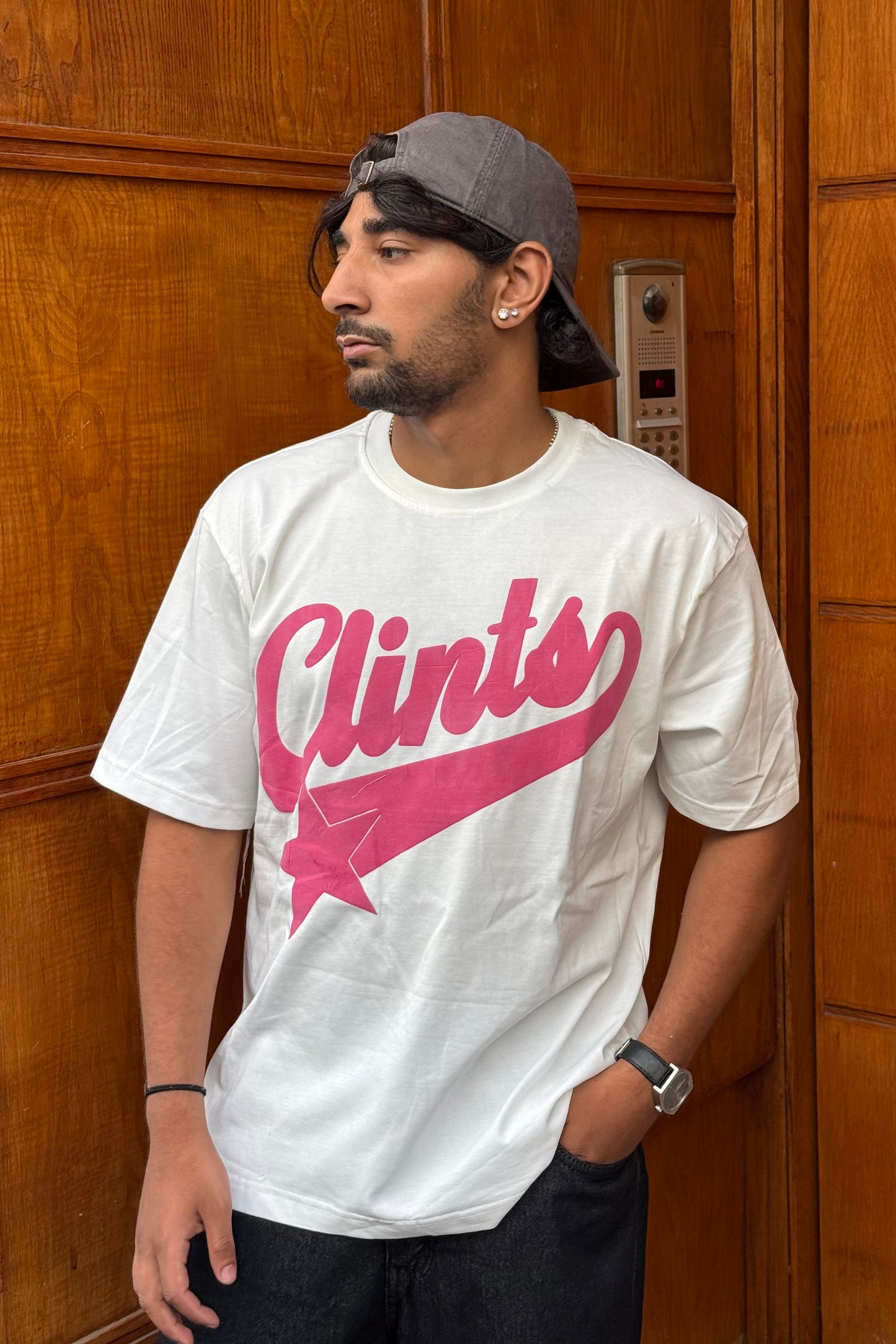 T-SHIRT CLINTS WHITE BL
